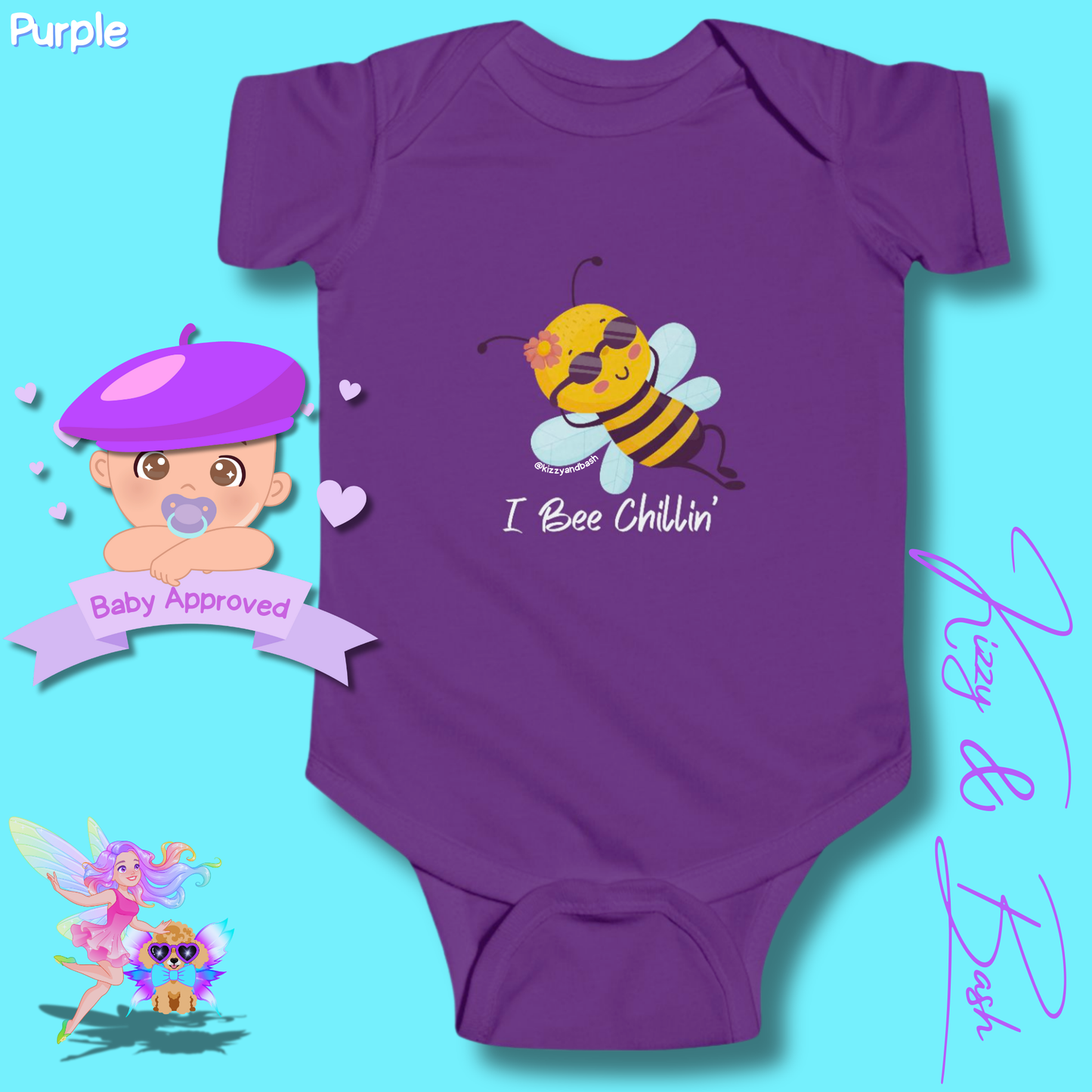 Honey Bee - I Bee Chillin' - Spring - Pollinators - Infant Fine Jersey Bodysuit