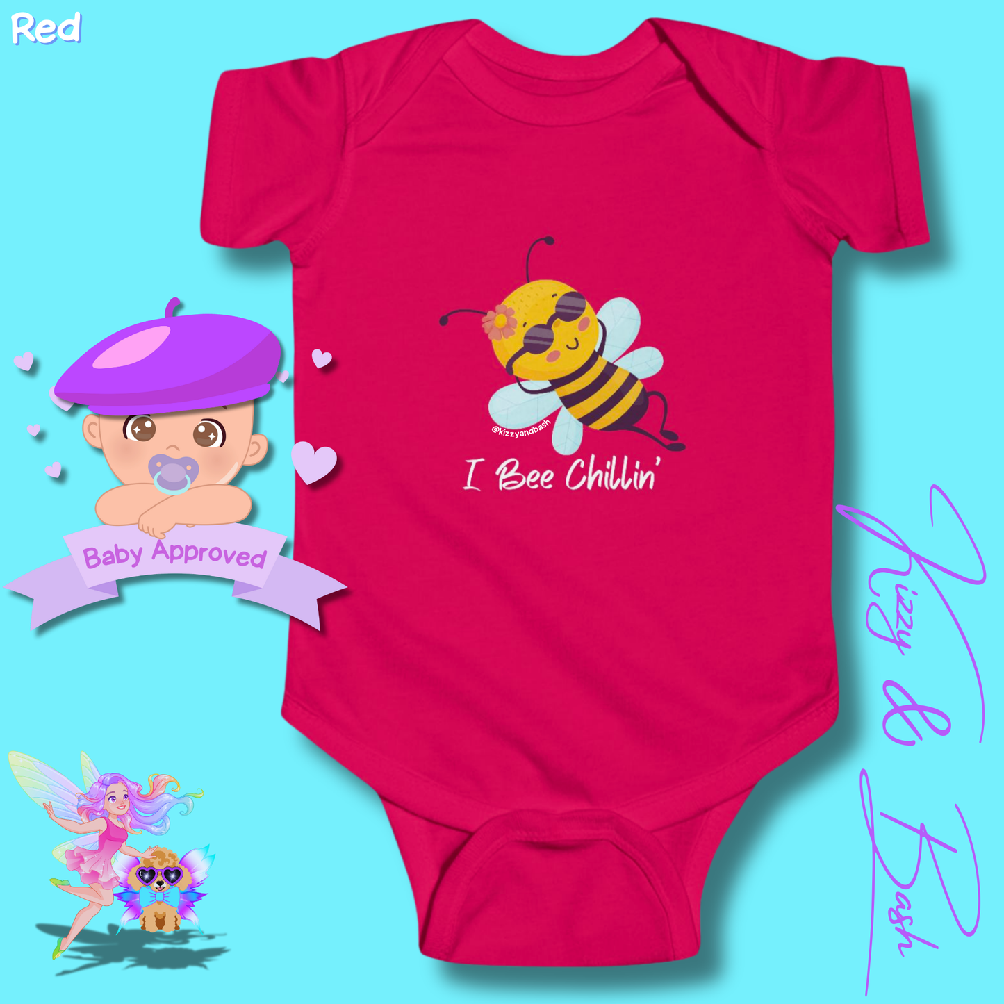 Honey Bee - I Bee Chillin' - Spring - Pollinators - Infant Fine Jersey Bodysuit