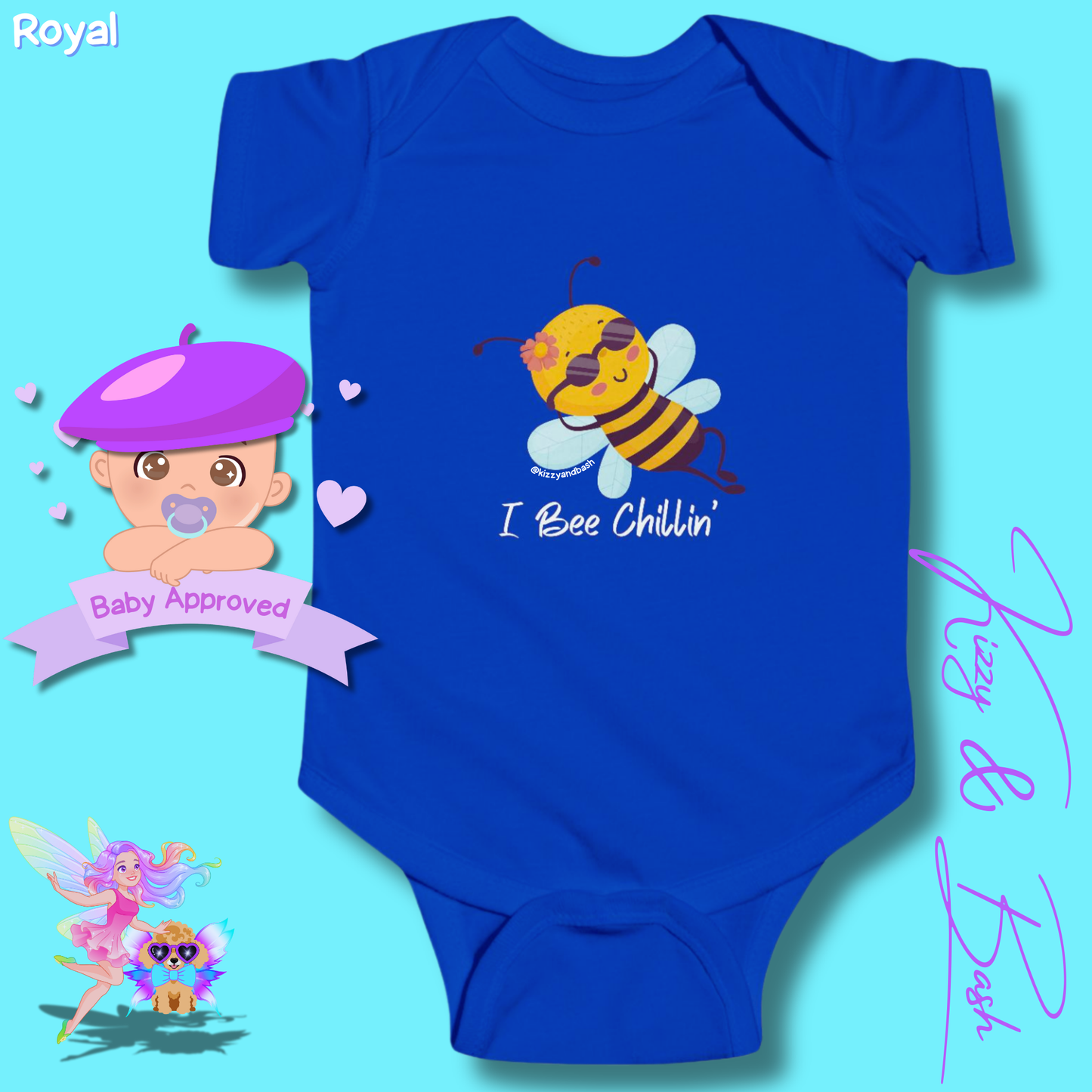 Honey Bee - I Bee Chillin' - Spring - Pollinators - Infant Fine Jersey Bodysuit