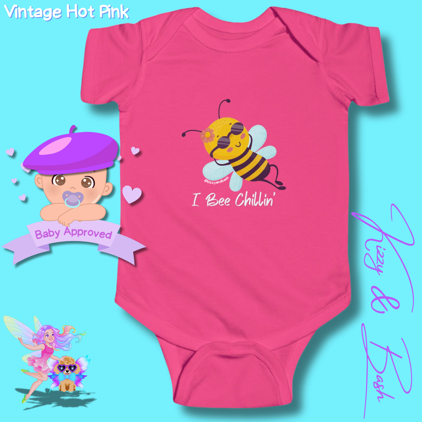 Honey Bee - I Bee Chillin' - Spring - Pollinators - Infant Fine Jersey Bodysuit