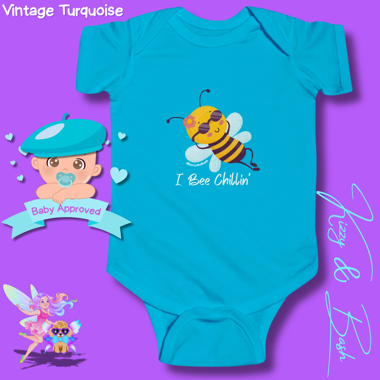 Honey Bee - I Bee Chillin' - Spring - Pollinators - Infant Fine Jersey Bodysuit