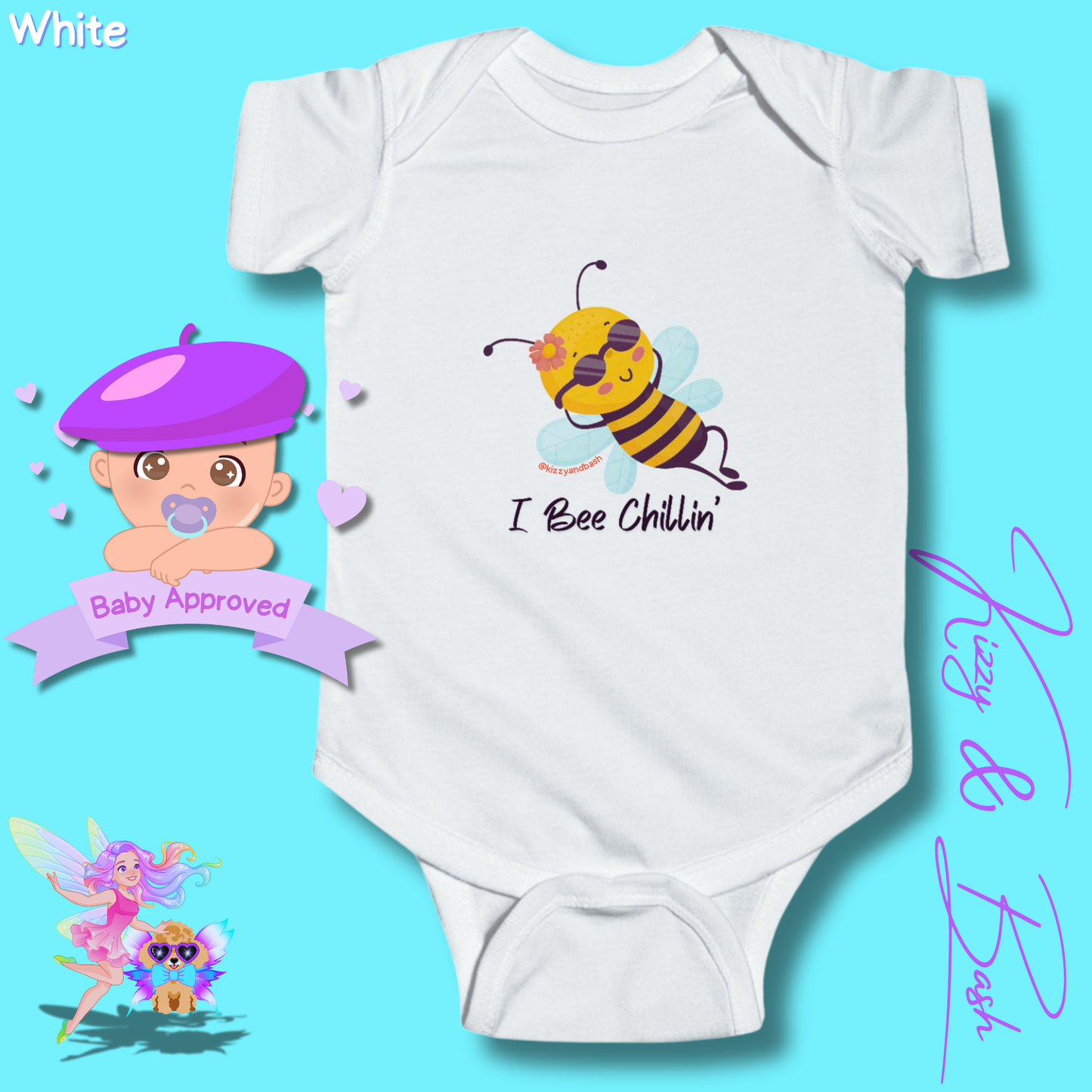Honey Bee - I Bee Chillin' - Spring - Pollinators - Infant Fine Jersey Bodysuit