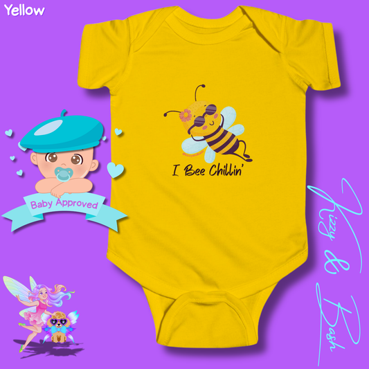 Honey Bee - I Bee Chillin' - Spring - Pollinators - Infant Fine Jersey Bodysuit