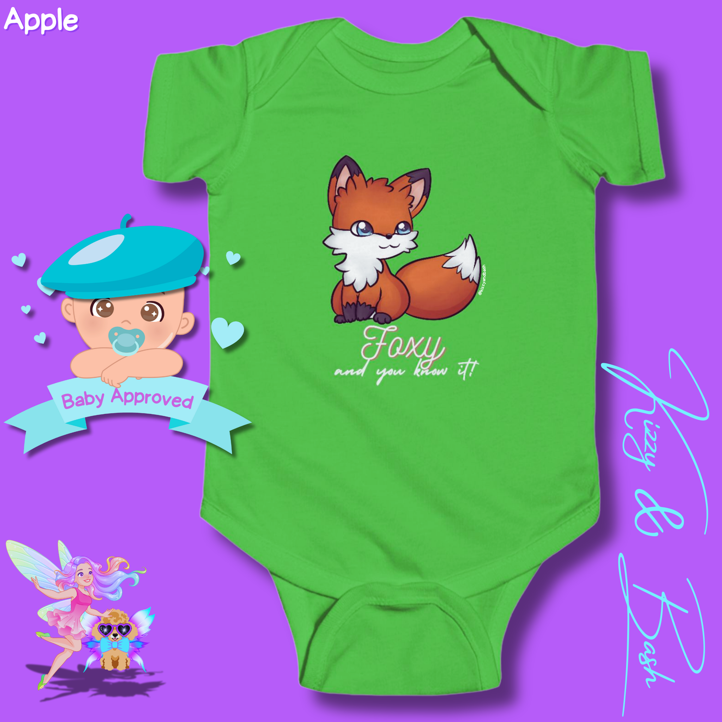 Cute Red Fox Baby Onesie Perfect Gift for Baby Girl Fun Gift for Baby Shower Fox Nursery Decor Funny Gift for New Mom Woodland Animal Gift for Baby Forest Animal Gift for Newborn Foxy and You Know It Infant Fine Jersey Bodysuit