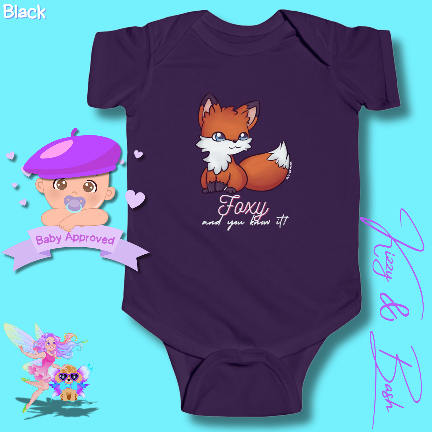 Cute Red Fox Baby Onesie Perfect Gift for Baby Girl Fun Gift for Baby Shower Fox Nursery Decor Funny Gift for New Mom Woodland Animal Gift for Baby Forest Animal Gift for Newborn Foxy and You Know It Infant Fine Jersey Bodysuit