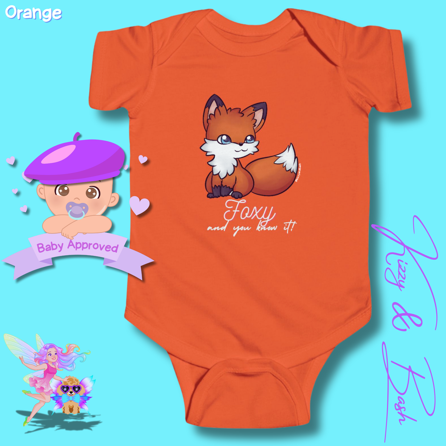 Cute Red Fox Baby Onesie Perfect Gift for Baby Girl Fun Gift for Baby Shower Fox Nursery Decor Funny Gift for New Mom Woodland Animal Gift for Baby Forest Animal Gift for Newborn Foxy and You Know It Infant Fine Jersey Bodysuit