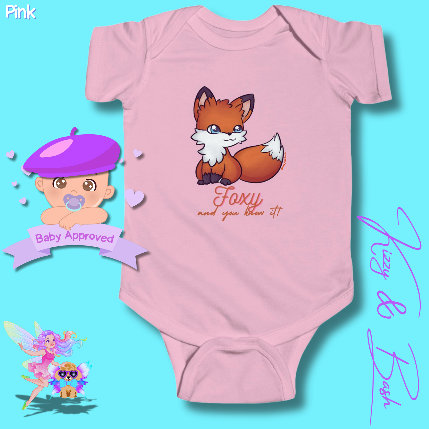 Cute Red Fox Baby Onesie Perfect Gift for Baby Girl Fun Gift for Baby Shower Fox Nursery Decor Funny Gift for New Mom Woodland Animal Gift for Baby Forest Animal Gift for Newborn Foxy and You Know It Infant Fine Jersey Bodysuit