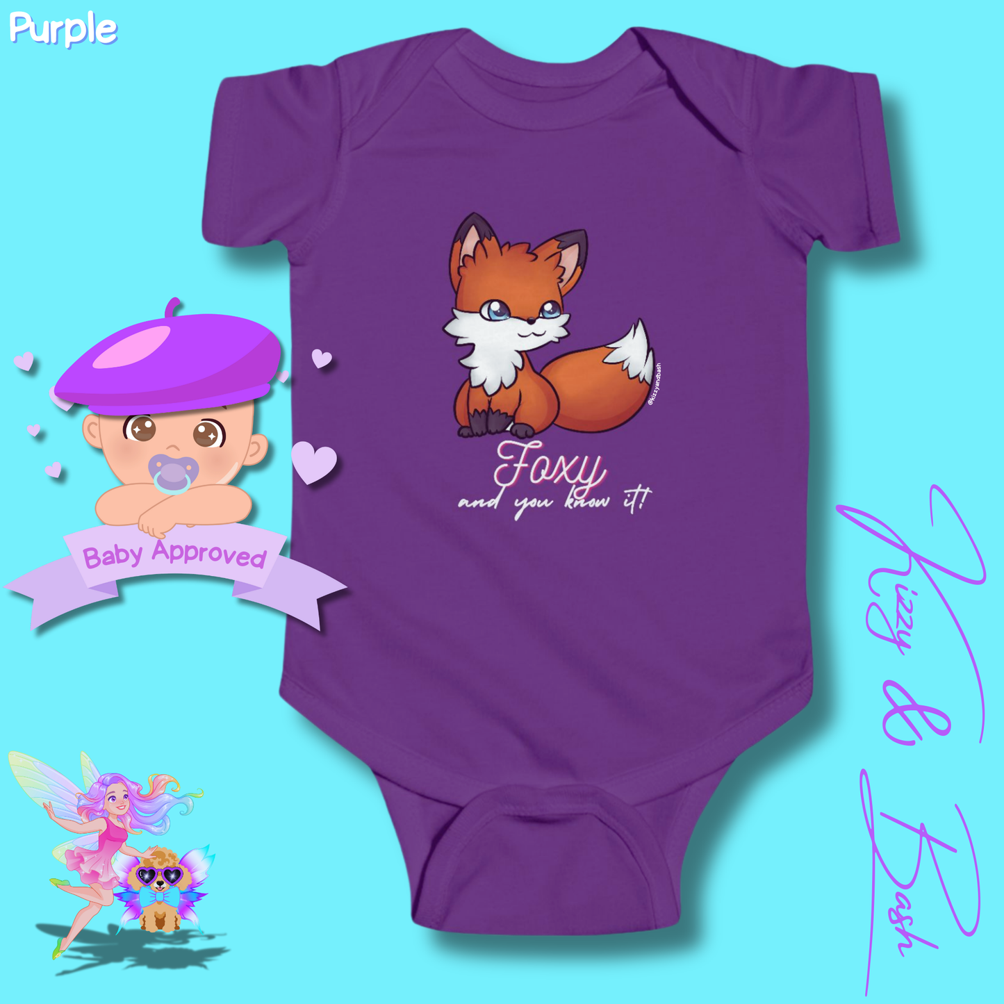 Cute Red Fox Baby Onesie Perfect Gift for Baby Girl Fun Gift for Baby Shower Fox Nursery Decor Funny Gift for New Mom Woodland Animal Gift for Baby Forest Animal Gift for Newborn Foxy and You Know It Infant Fine Jersey Bodysuit