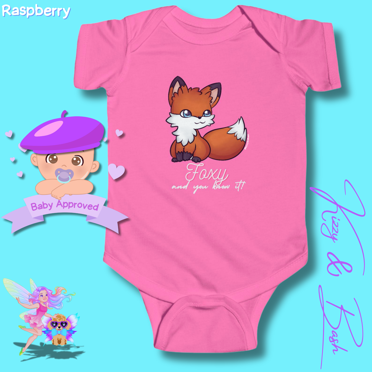 Cute Red Fox Baby Onesie Perfect Gift for Baby Girl Fun Gift for Baby Shower Fox Nursery Decor Funny Gift for New Mom Woodland Animal Gift for Baby Forest Animal Gift for Newborn Foxy and You Know It Infant Fine Jersey Bodysuit