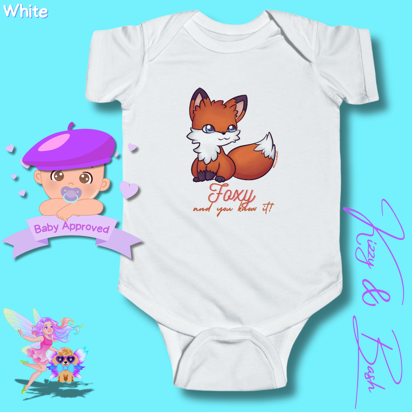 Cute Red Fox Baby Onesie Perfect Gift for Baby Girl Fun Gift for Baby Shower Fox Nursery Decor Funny Gift for New Mom Woodland Animal Gift for Baby Forest Animal Gift for Newborn Foxy and You Know It Infant Fine Jersey Bodysuit