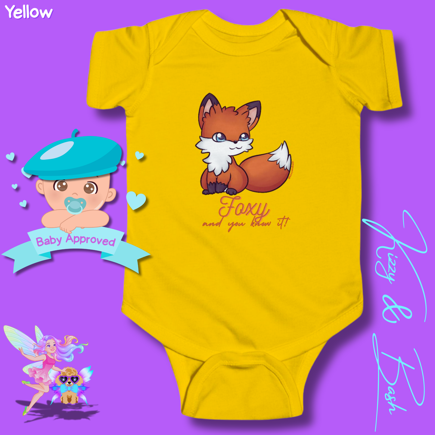 Cute Red Fox Baby Onesie Perfect Gift for Baby Girl Fun Gift for Baby Shower Fox Nursery Decor Funny Gift for New Mom Woodland Animal Gift for Baby Forest Animal Gift for Newborn Foxy and You Know It Infant Fine Jersey Bodysuit