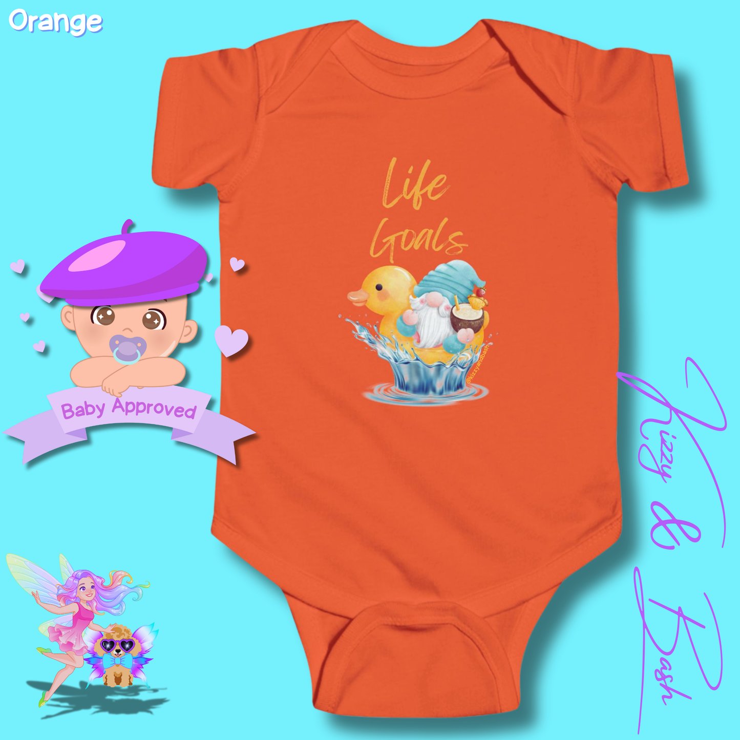 Funny Gnome Baby Onesie Gnome Nursery Decor Unique Baby Shower Gift Idea Rubber Ducky Onesie Perfect Gift for New Mom Cute Gnome Gift for Baby Cute Rubber Ducky Gift for Baby Rubber Ducky Life Goals Infant Fine Jersey Bodysuit