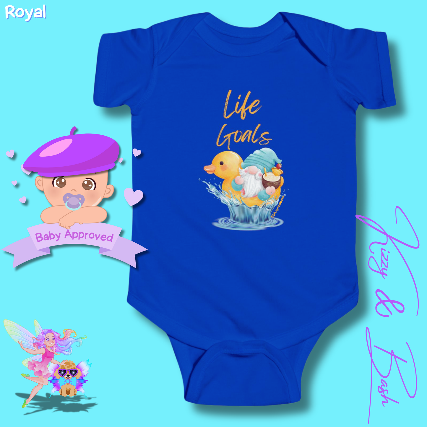 Funny Gnome Baby Onesie Gnome Nursery Decor Unique Baby Shower Gift Idea Rubber Ducky Onesie Perfect Gift for New Mom Cute Gnome Gift for Baby Cute Rubber Ducky Gift for Baby Rubber Ducky Life Goals Infant Fine Jersey Bodysuit