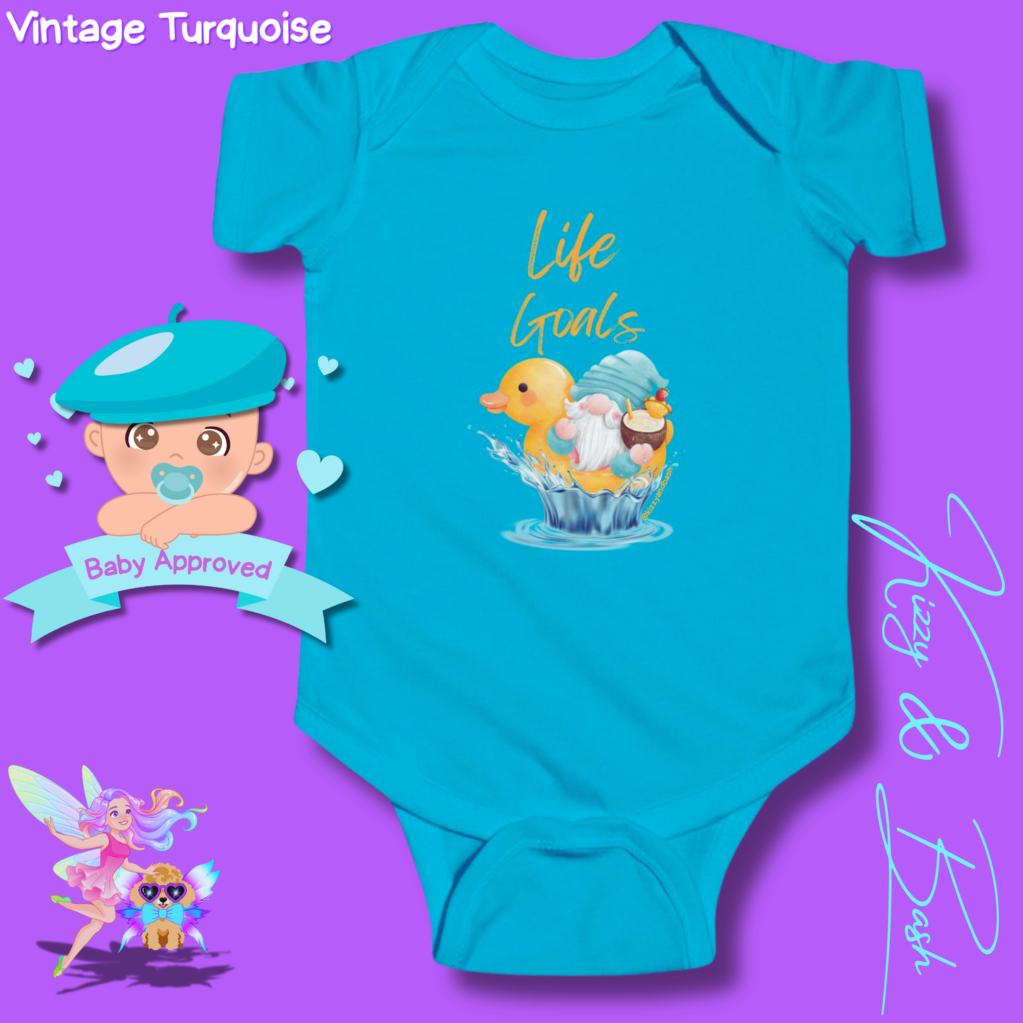 Funny Gnome Baby Onesie Gnome Nursery Decor Unique Baby Shower Gift Idea Rubber Ducky Onesie Perfect Gift for New Mom Cute Gnome Gift for Baby Cute Rubber Ducky Gift for Baby Rubber Ducky Life Goals Infant Fine Jersey Bodysuit