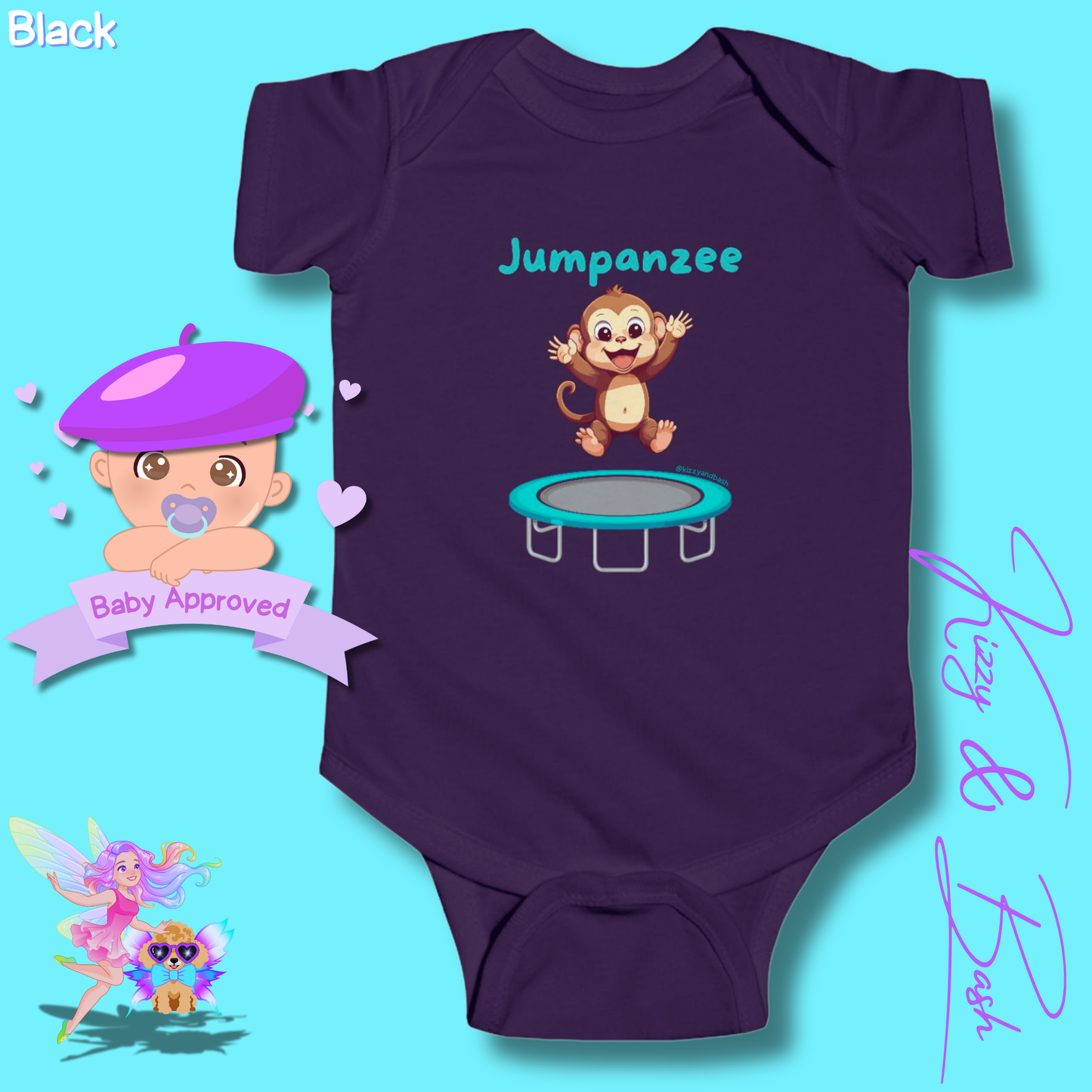 Monkey Bodysuit Monkey Onesie Cute Infant Clothes Jumpanzee Monkey Gift for Baby Unique Baby Shower Gift Ideas Monkey Nursery Gift Cute Gift for Baby Boy or Girl