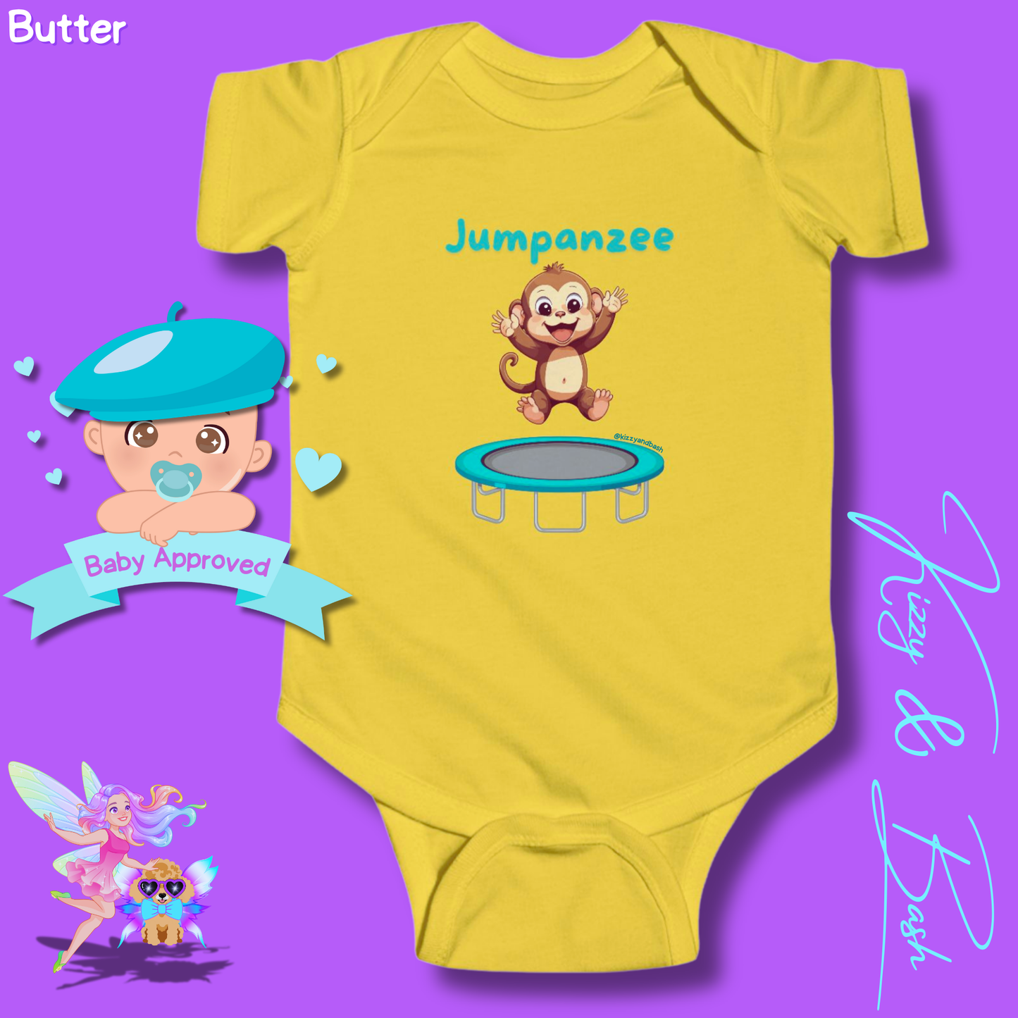 Monkey Bodysuit Monkey Onesie Cute Infant Clothes Jumpanzee Monkey Gift for Baby Unique Baby Shower Gift Ideas Monkey Nursery Gift Cute Gift for Baby Boy or Girl