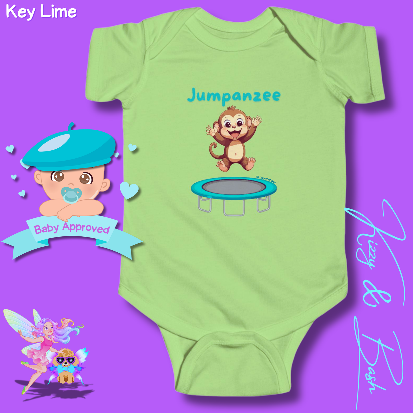 Monkey Bodysuit Monkey Onesie Cute Infant Clothes Jumpanzee Monkey Gift for Baby Unique Baby Shower Gift Ideas Monkey Nursery Gift Cute Gift for Baby Boy or Girl