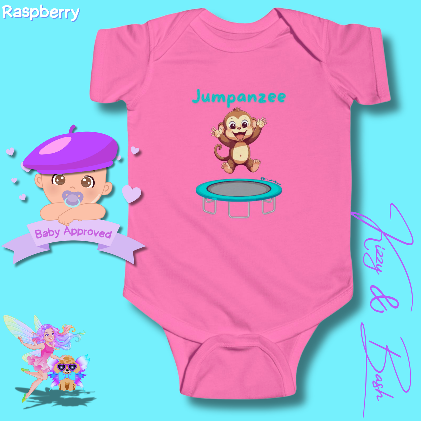 Monkey Bodysuit Monkey Onesie Cute Infant Clothes Jumpanzee Monkey Gift for Baby Unique Baby Shower Gift Ideas Monkey Nursery Gift Cute Gift for Baby Boy or Girl