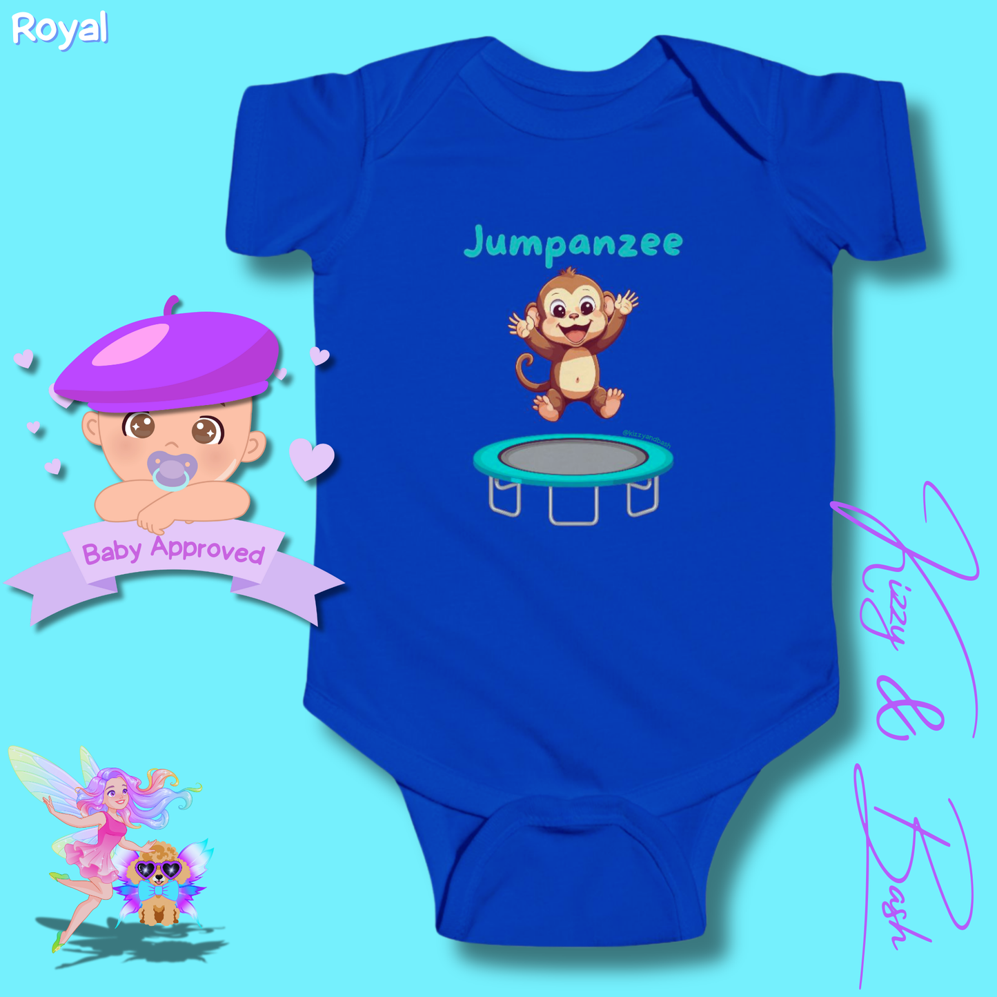Monkey Bodysuit Monkey Onesie Cute Infant Clothes Jumpanzee Monkey Gift for Baby Unique Baby Shower Gift Ideas Monkey Nursery Gift Cute Gift for Baby Boy or Girl