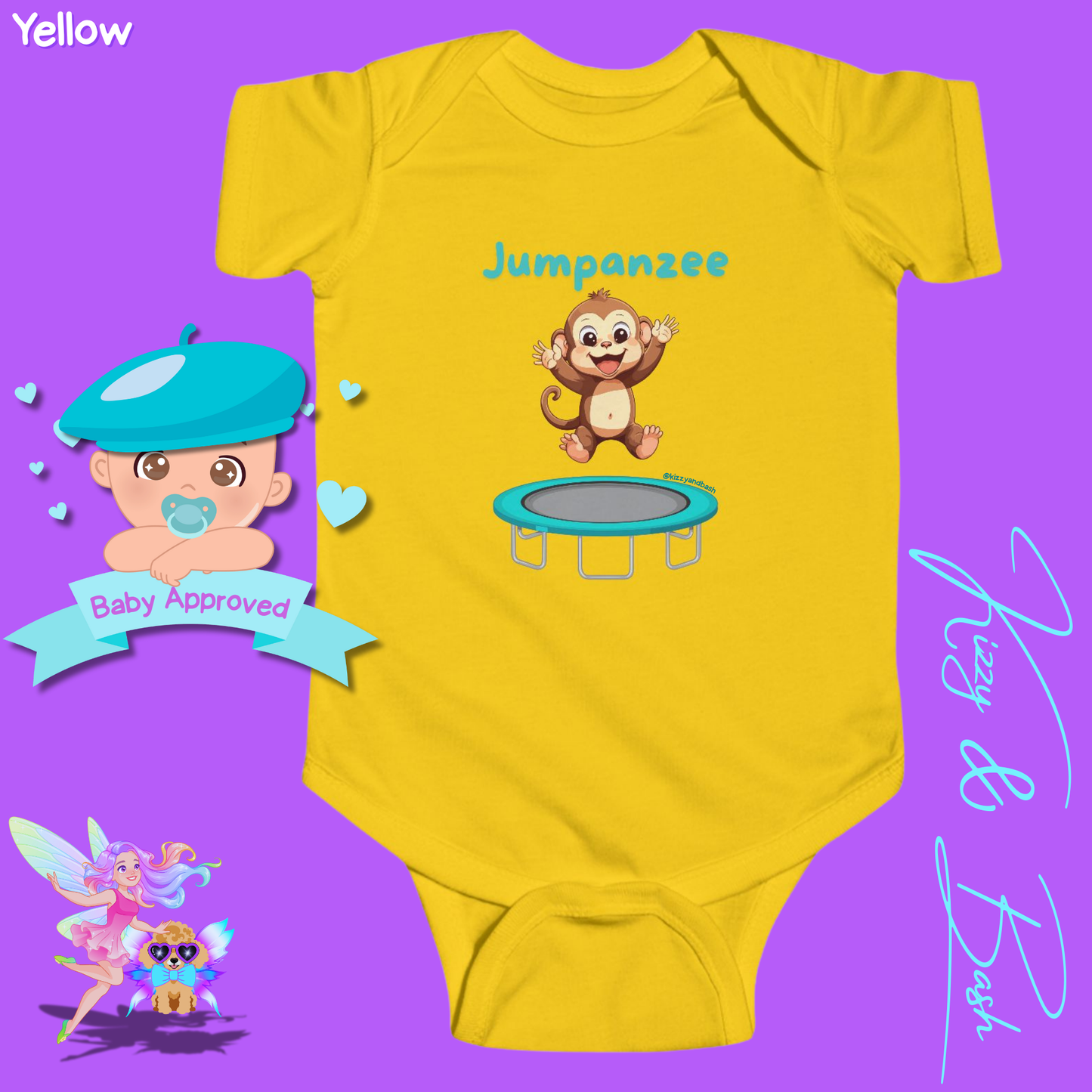 Monkey Bodysuit Monkey Onesie Cute Infant Clothes Jumpanzee Monkey Gift for Baby Unique Baby Shower Gift Ideas Monkey Nursery Gift Cute Gift for Baby Boy or Girl
