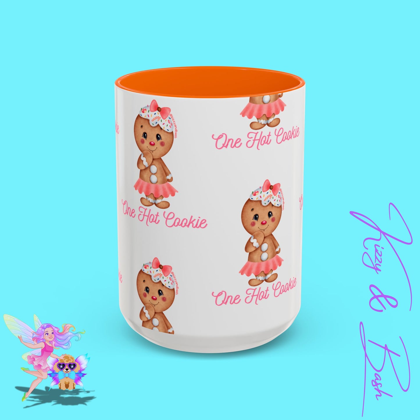 Ultimate Gingerbread Mug Cute Gingerbread Coffee Mug for Her One Hot Cookie Christmas Cookie Mug Gift for Gingerbread Lovers Unique Gift for Bakers Accent Coffee Mug - 11, 15oz