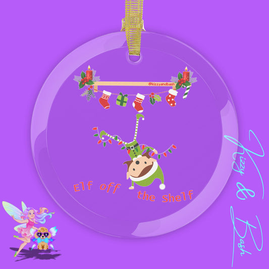 Funny Elf Ornament Unique Christmas Ornament for Elf Lovers Gift Funny Christmas Gift for Friends and Family Unique White Elephant Gift Exchange Idea Ultimate Elf Lover Gift Elf Off the Shelf Glass Ornaments