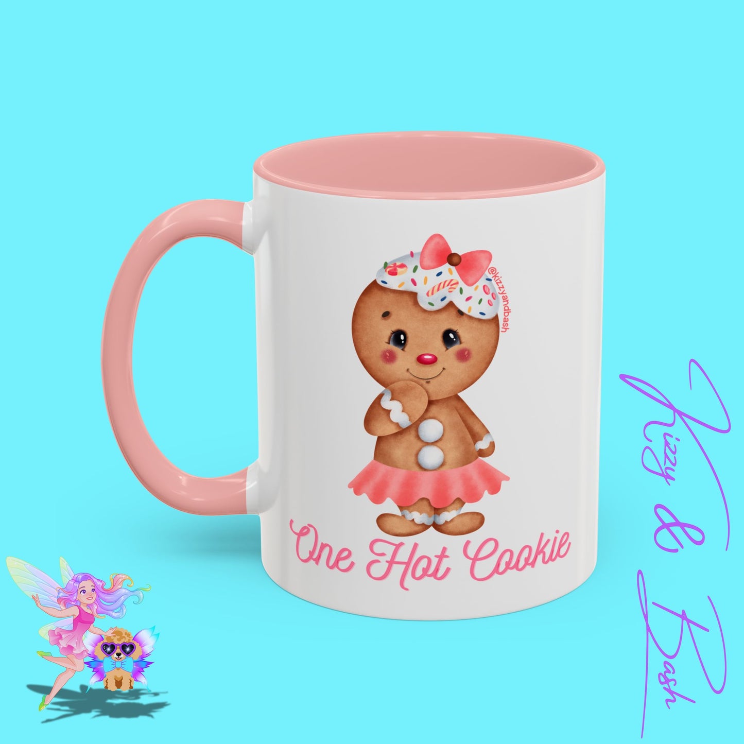 Ultimate Gingerbread Mug Cute Gingerbread Coffee Mug for Her One Hot Cookie Christmas Cookie Mug Gift for Gingerbread Lovers Unique Gift for Bakers Accent Coffee Mug - 11, 15oz