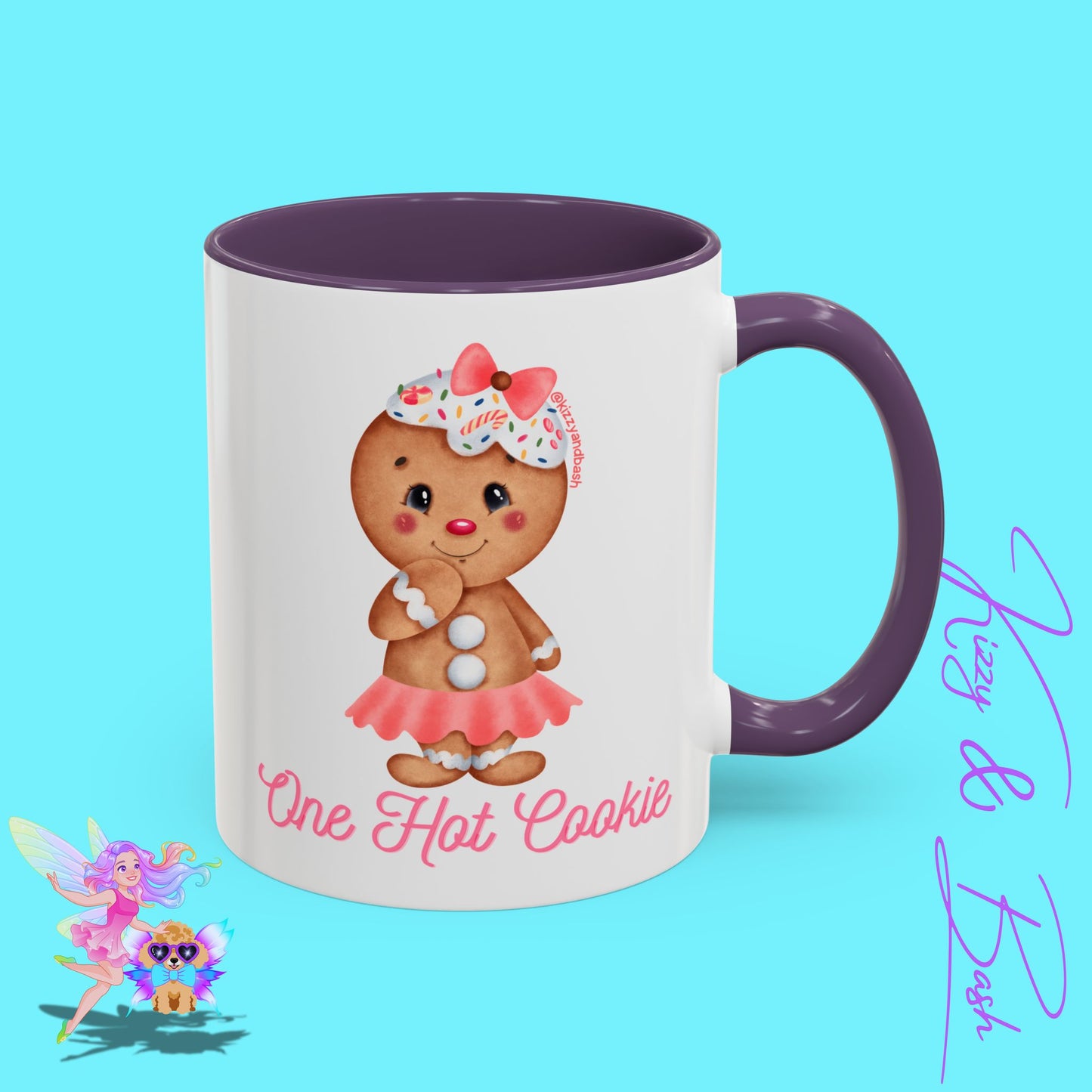 Ultimate Gingerbread Mug Cute Gingerbread Coffee Mug for Her One Hot Cookie Christmas Cookie Mug Gift for Gingerbread Lovers Unique Gift for Bakers Accent Coffee Mug - 11, 15oz