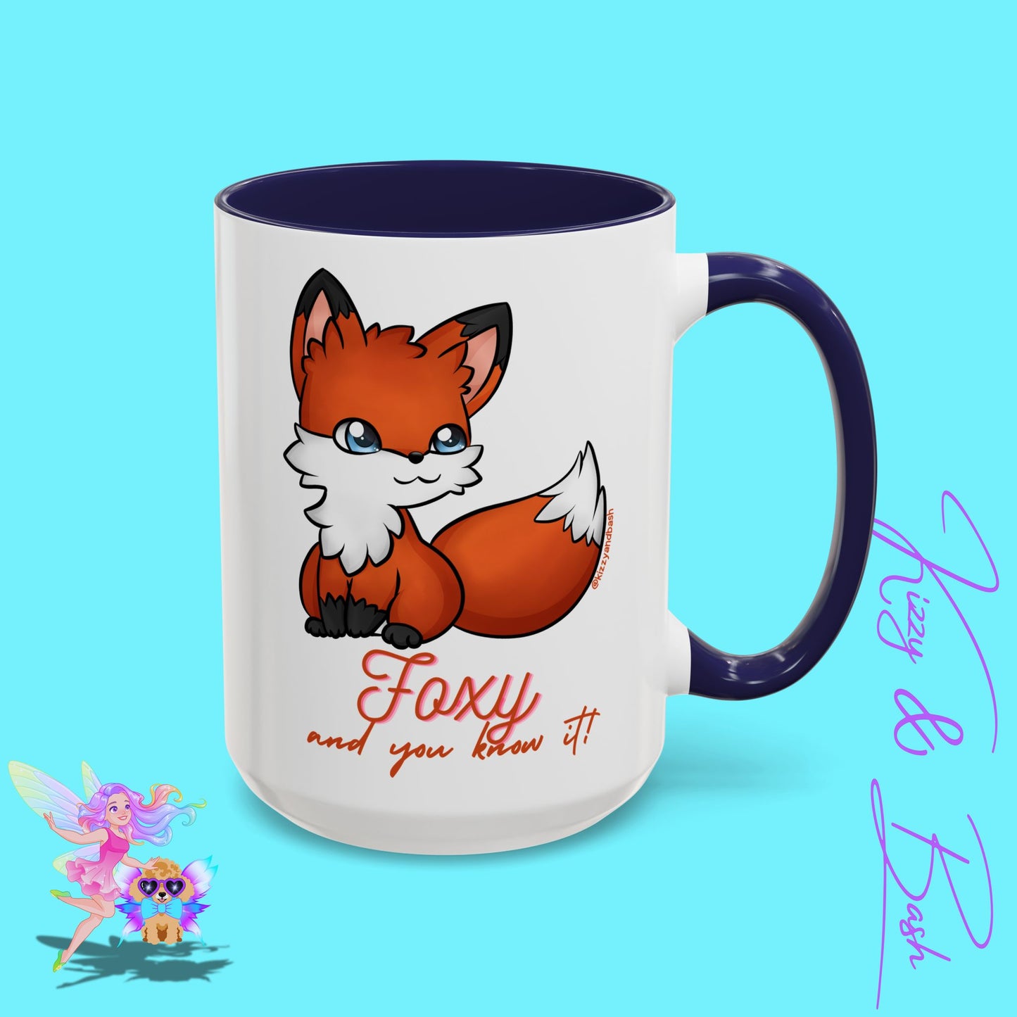 Red Fox Mug for Her Funny Woodland Animal Gift Idea Cute Fox Coffee Mug Perfect Gift for Fox Lovers Foxy and You Know It Accent Coffee Mug - 11, 15oz