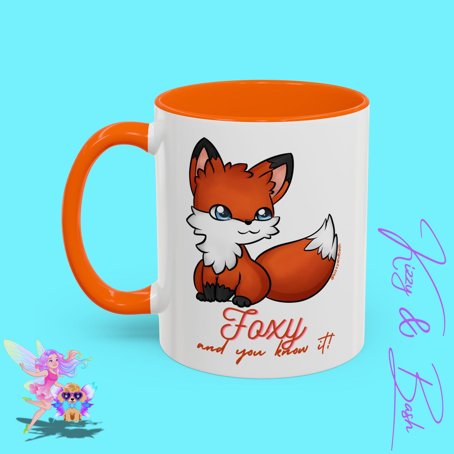 Red Fox Mug for Her Funny Woodland Animal Gift Idea Cute Fox Coffee Mug Perfect Gift for Fox Lovers Foxy and You Know It Accent Coffee Mug - 11, 15oz