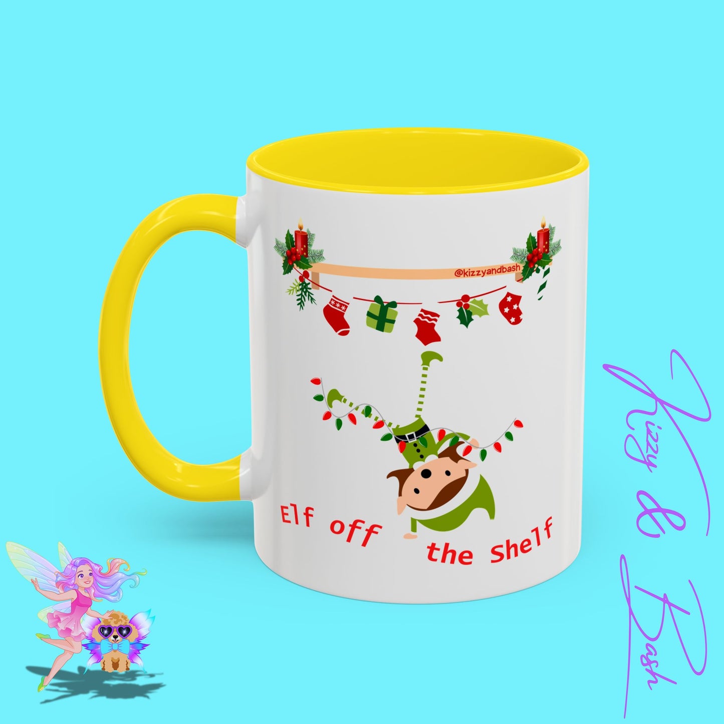 Unique Christmas Mug for Elf Lovers One of a Kind Christmas Coffee Mug Hilarious Christmas Coffee Mug Unique Christmas Gift for Friends and Family Cute Christmas Gift for Teachers Elf off the Shelf Accent Coffee Mug - 11, 15oz