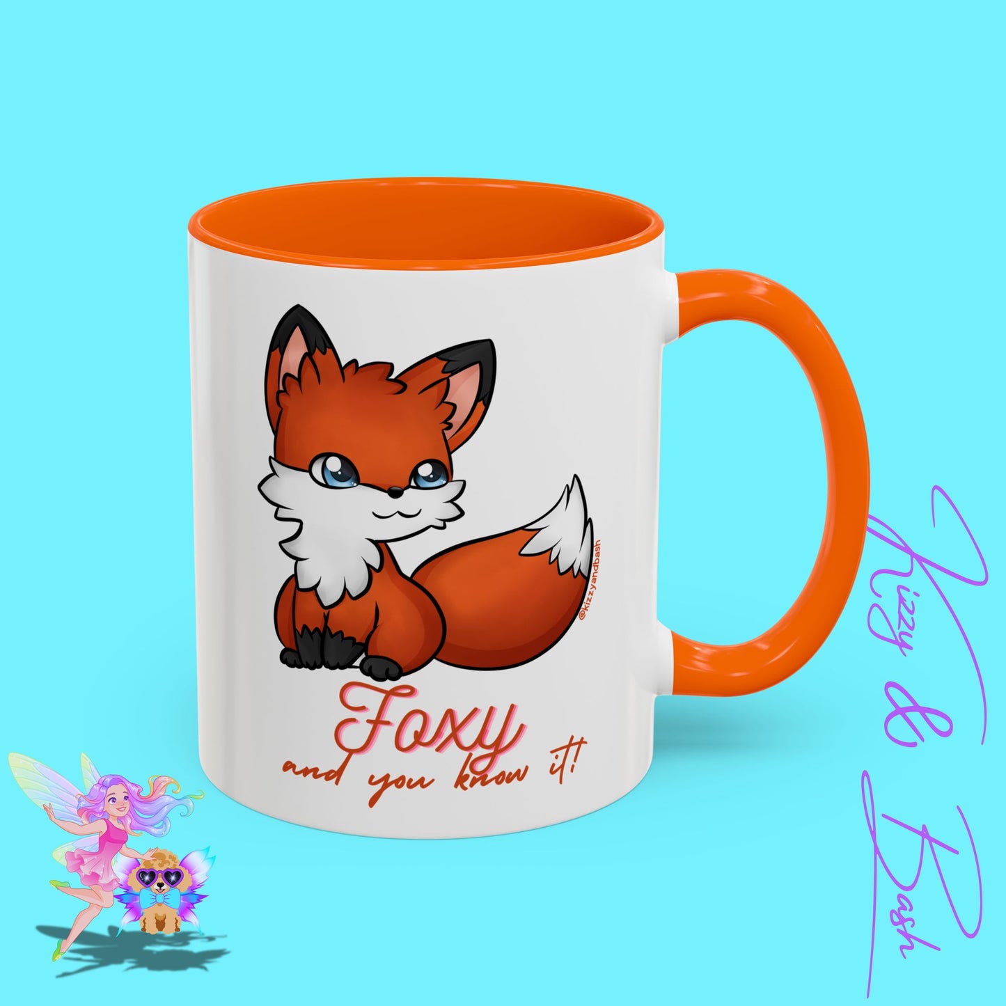 Red Fox Mug for Her Funny Woodland Animal Gift Idea Cute Fox Coffee Mug Perfect Gift for Fox Lovers Foxy and You Know It Accent Coffee Mug - 11, 15oz