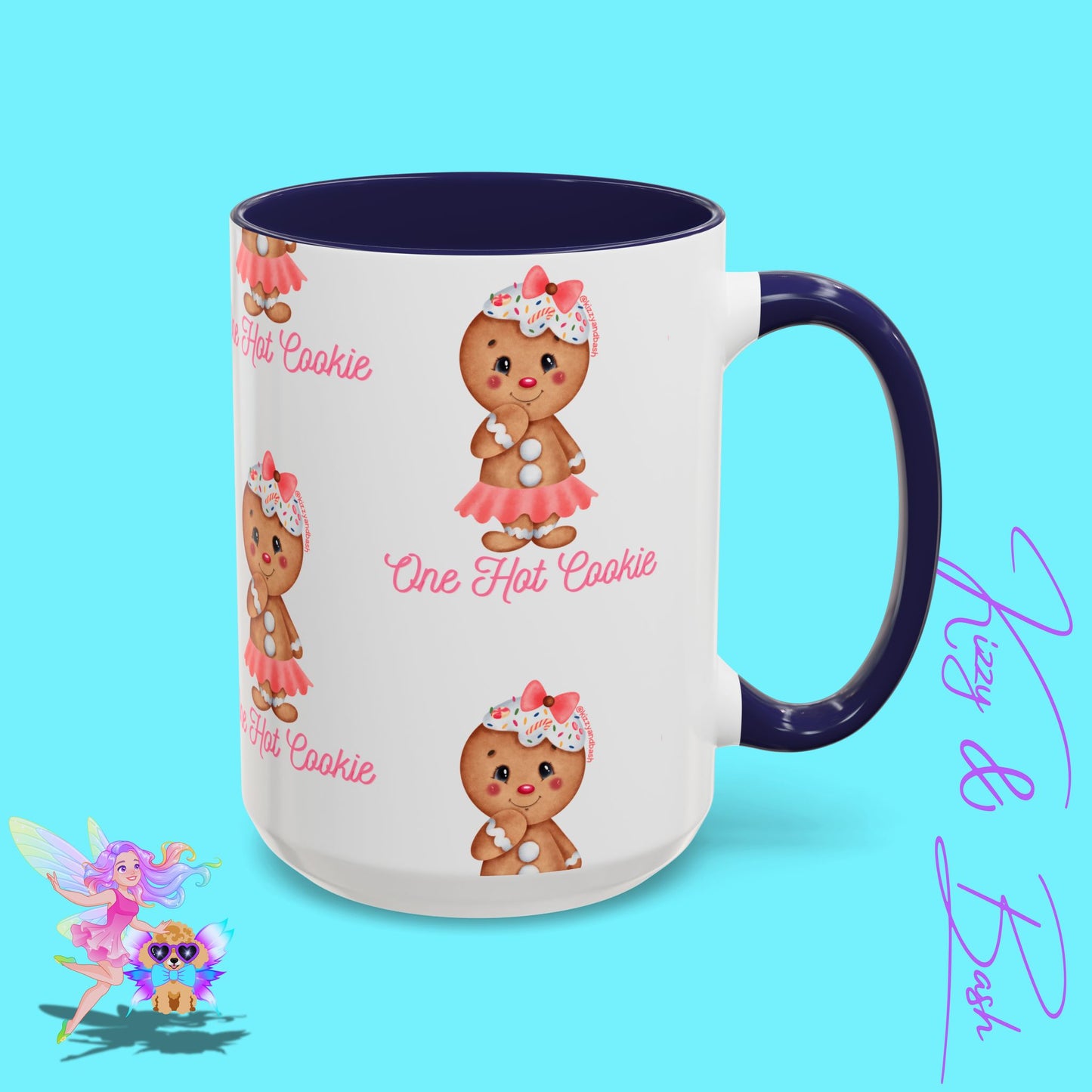 Ultimate Gingerbread Mug Cute Gingerbread Coffee Mug for Her One Hot Cookie Christmas Cookie Mug Gift for Gingerbread Lovers Unique Gift for Bakers Accent Coffee Mug - 11, 15oz