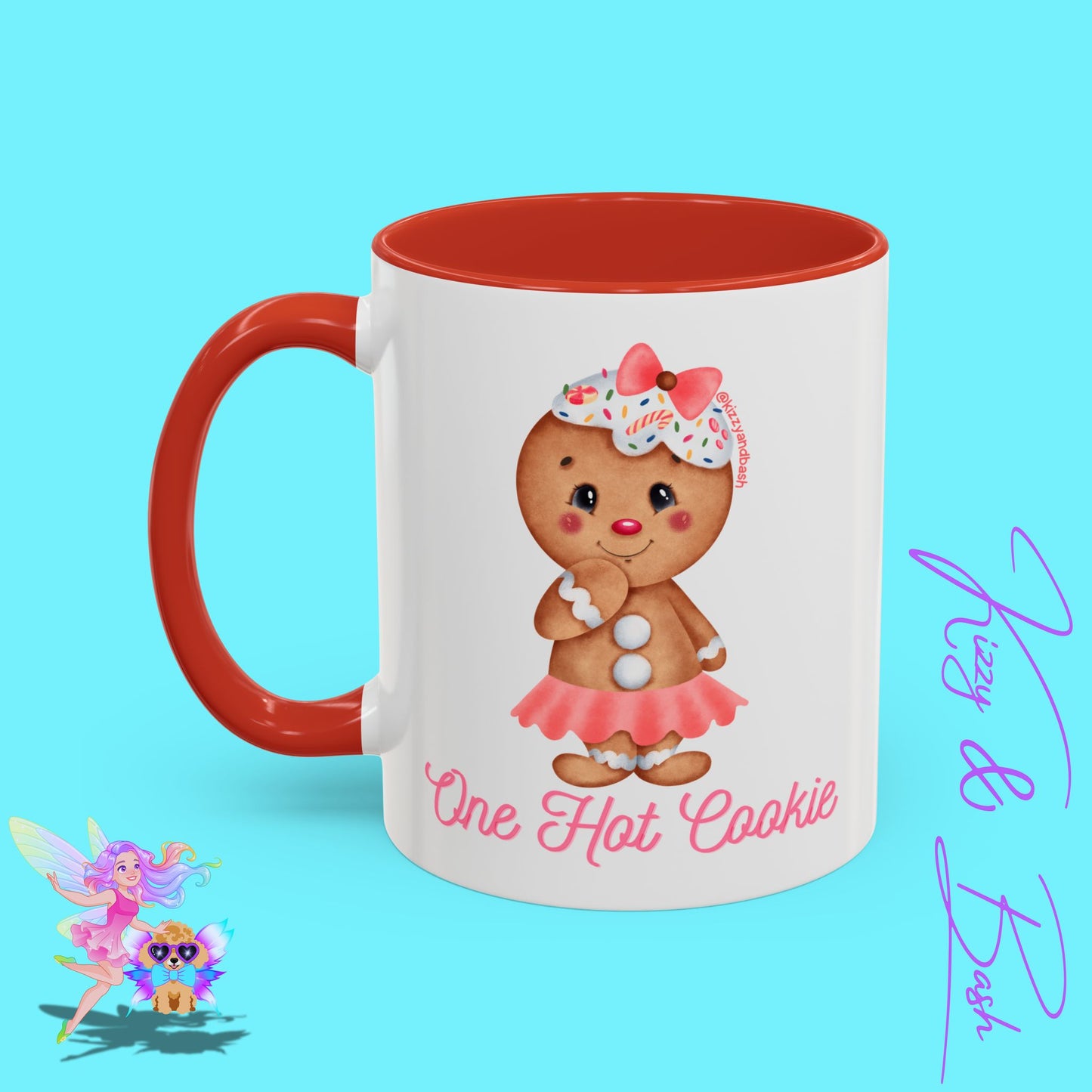 Ultimate Gingerbread Mug Cute Gingerbread Coffee Mug for Her One Hot Cookie Christmas Cookie Mug Gift for Gingerbread Lovers Unique Gift for Bakers Accent Coffee Mug - 11, 15oz