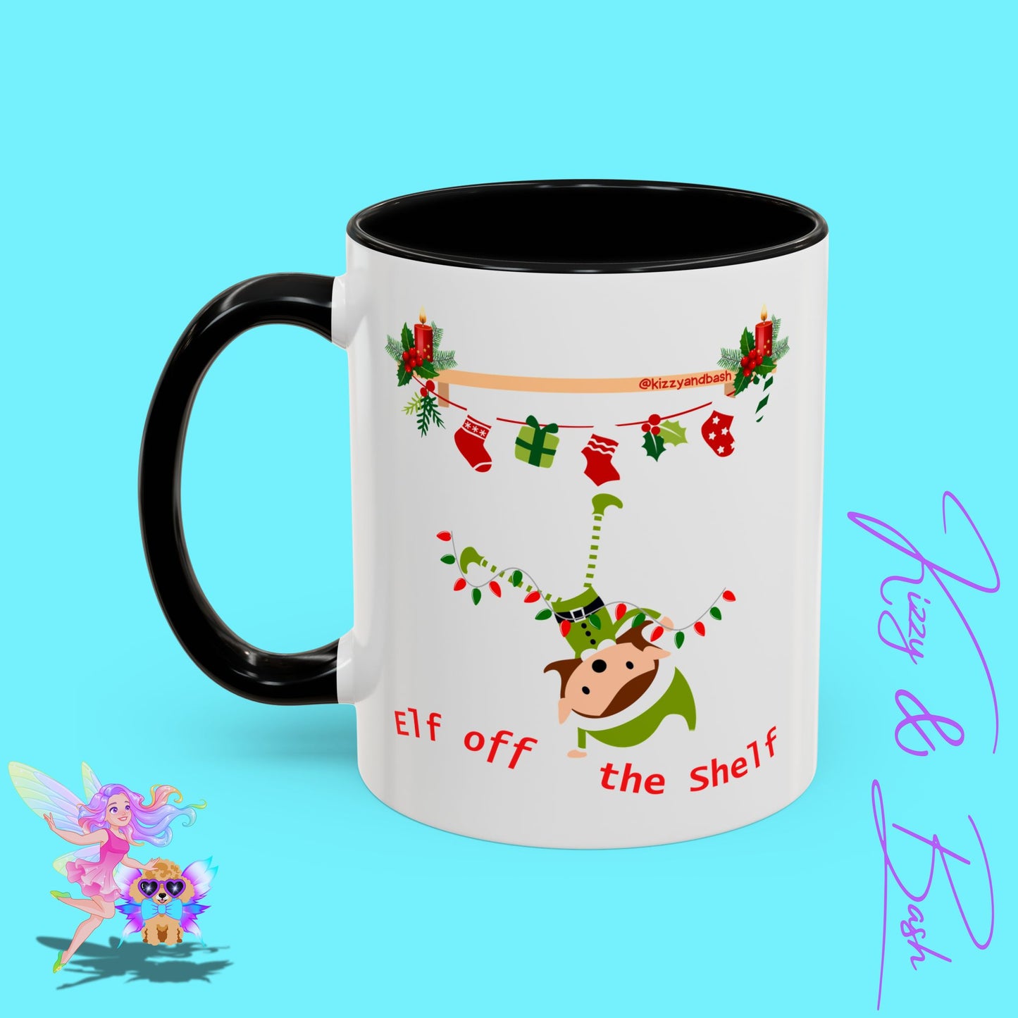 Unique Christmas Mug for Elf Lovers One of a Kind Christmas Coffee Mug Hilarious Christmas Coffee Mug Unique Christmas Gift for Friends and Family Cute Christmas Gift for Teachers Elf off the Shelf Accent Coffee Mug - 11, 15oz
