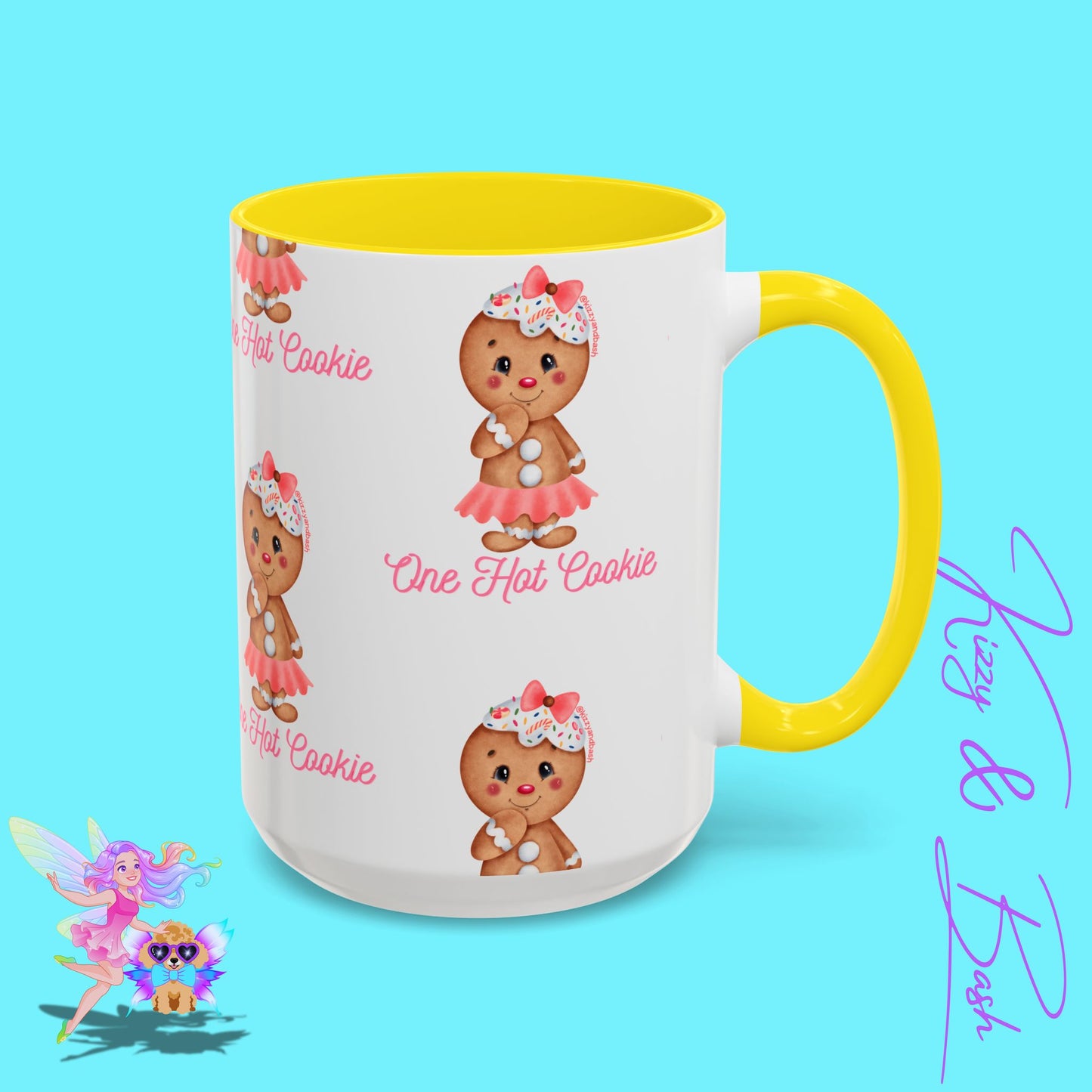 Ultimate Gingerbread Mug Cute Gingerbread Coffee Mug for Her One Hot Cookie Christmas Cookie Mug Gift for Gingerbread Lovers Unique Gift for Bakers Accent Coffee Mug - 11, 15oz