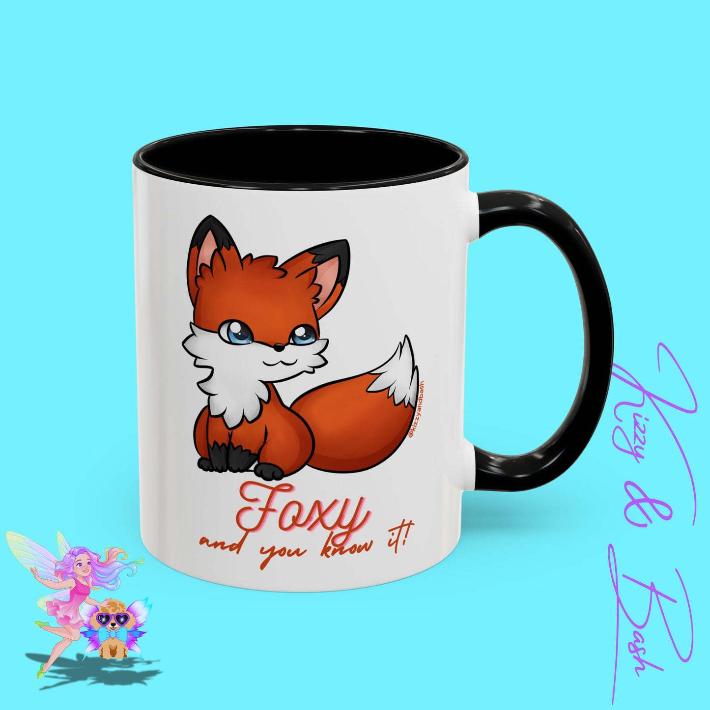 Red Fox Mug for Her Funny Woodland Animal Gift Idea Cute Fox Coffee Mug Perfect Gift for Fox Lovers Foxy and You Know It Accent Coffee Mug - 11, 15oz