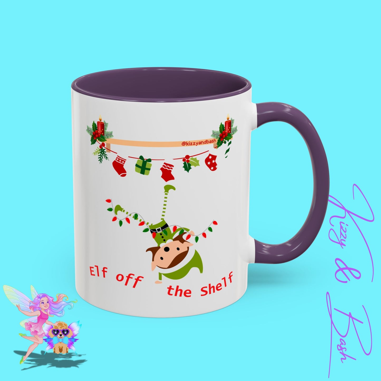 Unique Christmas Mug for Elf Lovers One of a Kind Christmas Coffee Mug Hilarious Christmas Coffee Mug Unique Christmas Gift for Friends and Family Cute Christmas Gift for Teachers Elf off the Shelf Accent Coffee Mug - 11, 15oz