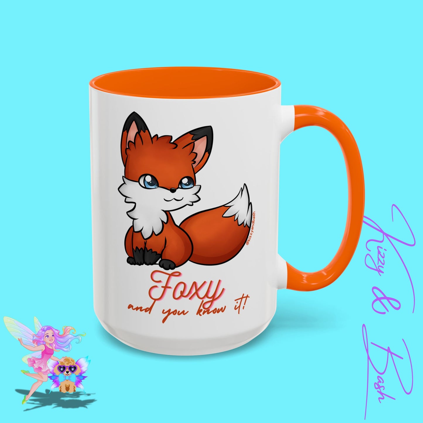 Red Fox Mug for Her Funny Woodland Animal Gift Idea Cute Fox Coffee Mug Perfect Gift for Fox Lovers Foxy and You Know It Accent Coffee Mug - 11, 15oz