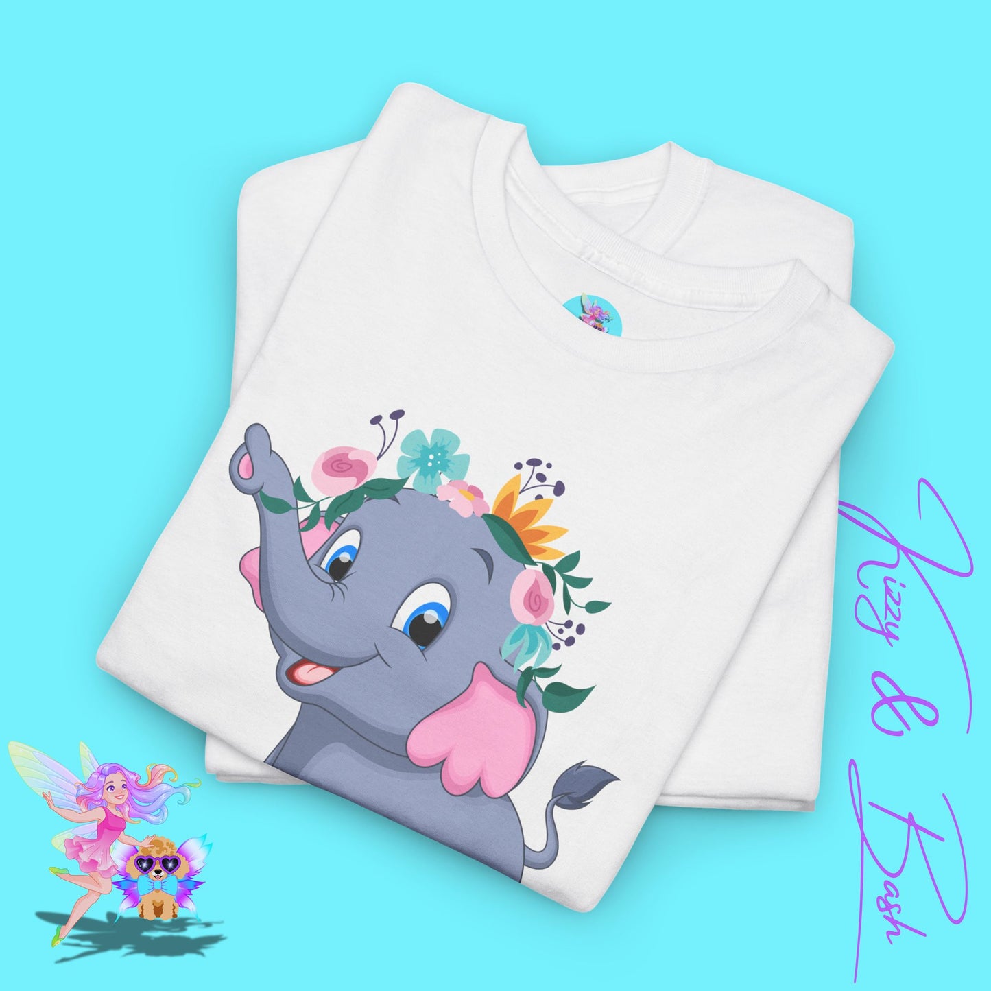 Elephant Princess T-Shirt for Adults Fun Gift for Princess Lovers Unique Elephant T-Shirt Motivational Shirt for Her Gift for Elephant Lovers Empowering Elephant Shirt Unisex Heavy Cotton Tee