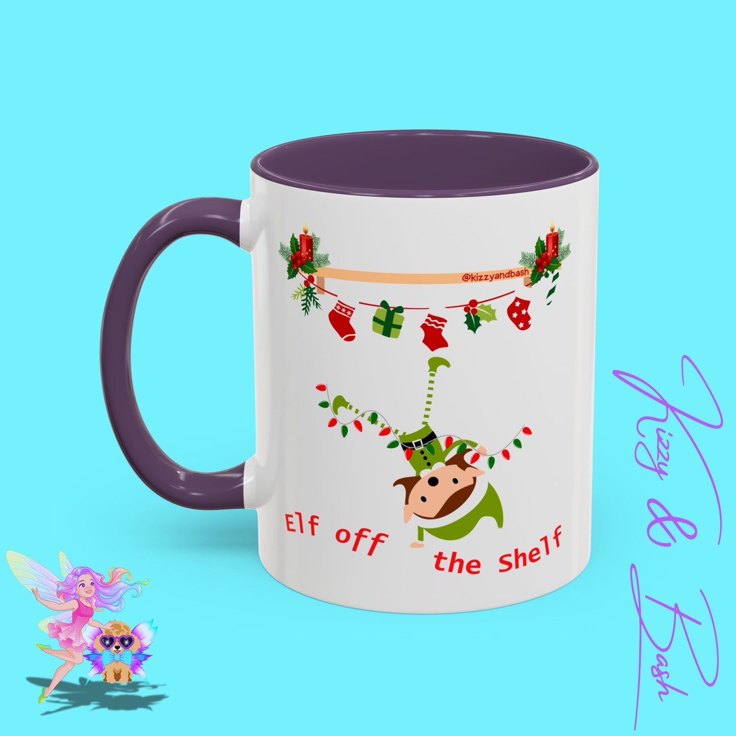 Unique Christmas Mug for Elf Lovers One of a Kind Christmas Coffee Mug Hilarious Christmas Coffee Mug Unique Christmas Gift for Friends and Family Cute Christmas Gift for Teachers Elf off the Shelf Accent Coffee Mug - 11, 15oz