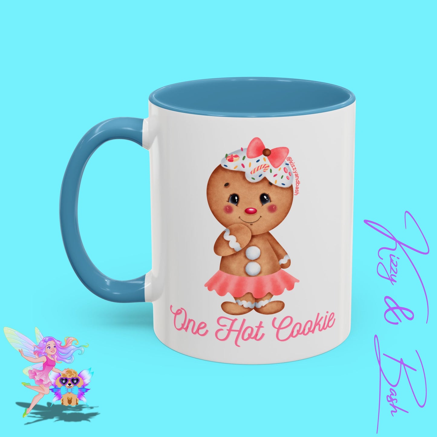 Ultimate Gingerbread Mug Cute Gingerbread Coffee Mug for Her One Hot Cookie Christmas Cookie Mug Gift for Gingerbread Lovers Unique Gift for Bakers Accent Coffee Mug - 11, 15oz