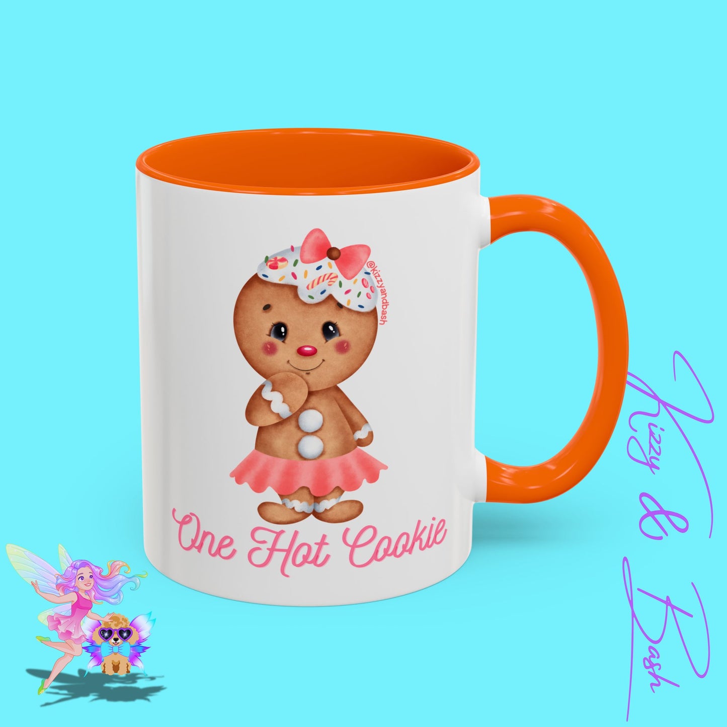 Ultimate Gingerbread Mug Cute Gingerbread Coffee Mug for Her One Hot Cookie Christmas Cookie Mug Gift for Gingerbread Lovers Unique Gift for Bakers Accent Coffee Mug - 11, 15oz