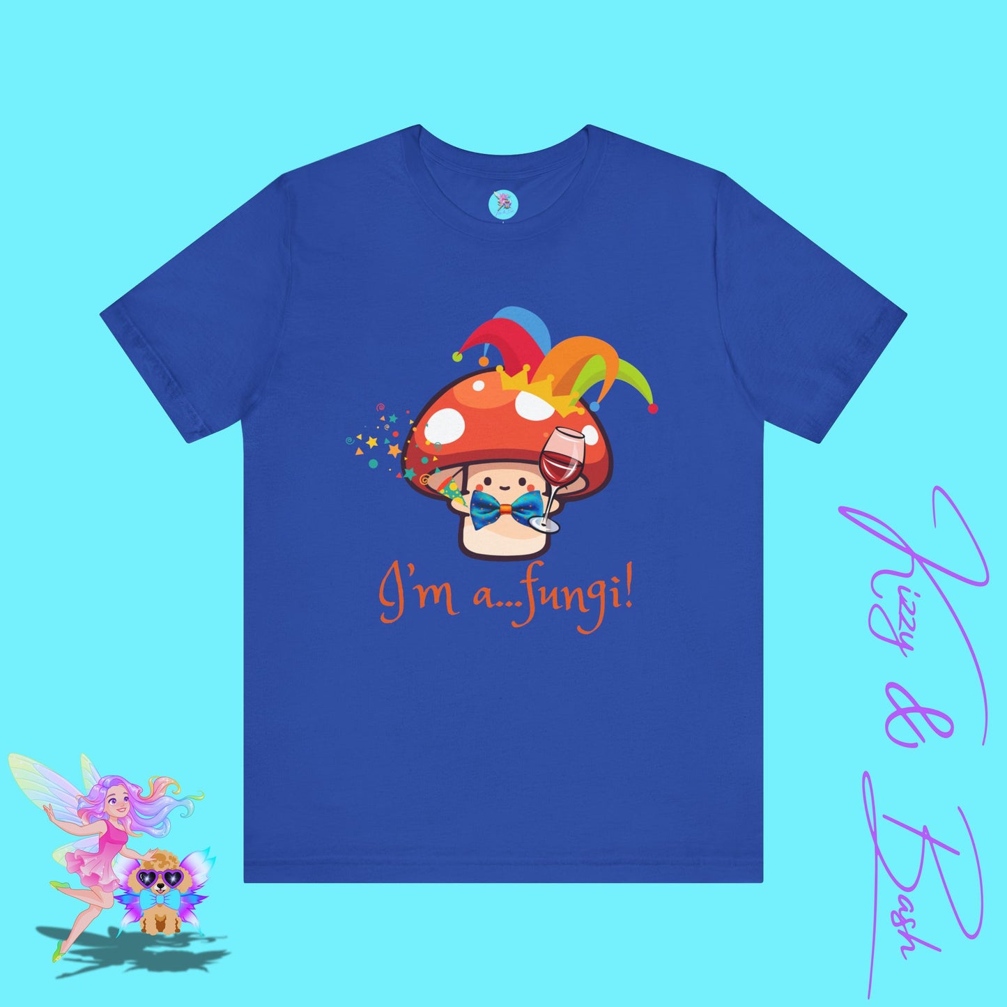Funny Mushroom Shirt Fungi Pun Gift Mushroom Party T-Shirt Naturecore Tee for Plant & Wine Fans Life of the Party Gift Adult Unisex Jersey Short Sleeve Tee