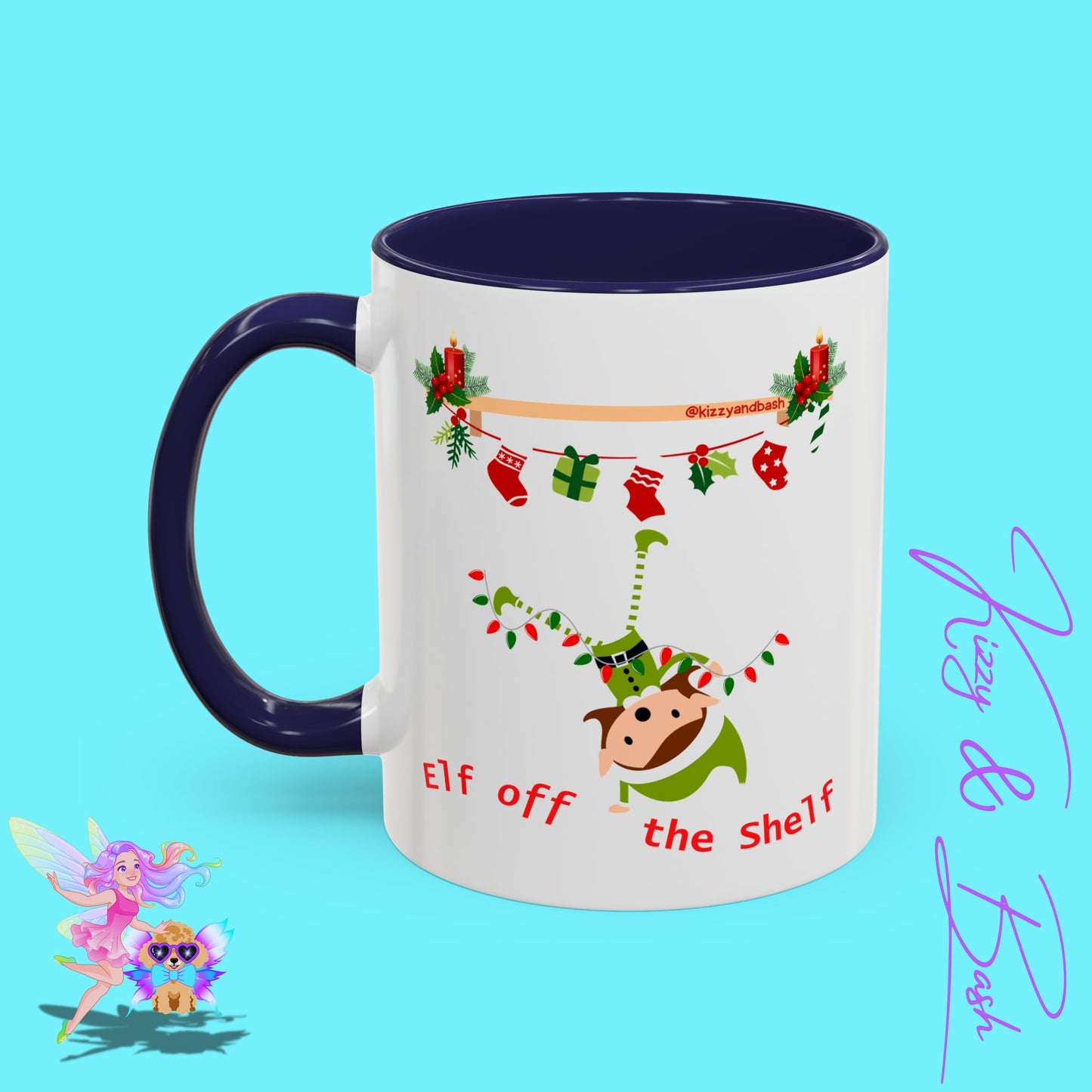 Unique Christmas Mug for Elf Lovers One of a Kind Christmas Coffee Mug Hilarious Christmas Coffee Mug Unique Christmas Gift for Friends and Family Cute Christmas Gift for Teachers Elf off the Shelf Accent Coffee Mug - 11, 15oz
