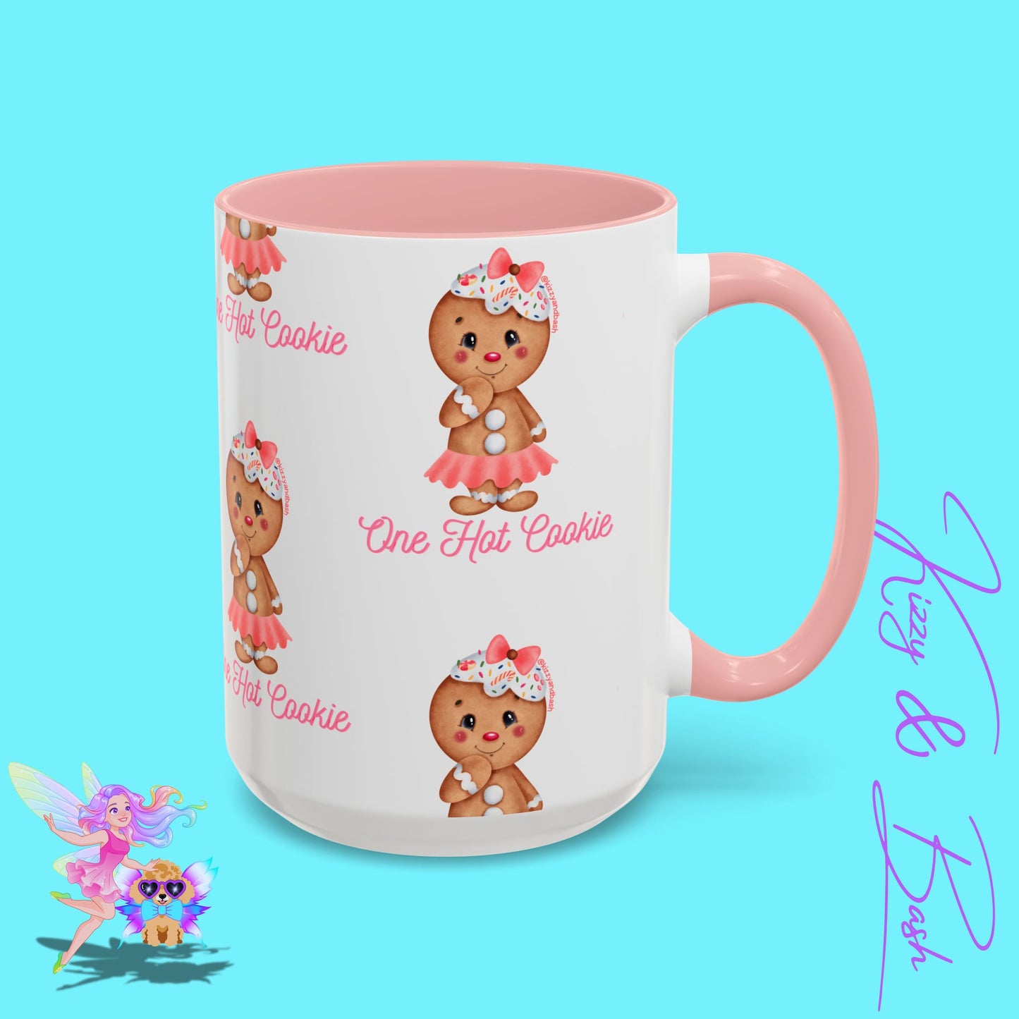 Ultimate Gingerbread Mug Cute Gingerbread Coffee Mug for Her One Hot Cookie Christmas Cookie Mug Gift for Gingerbread Lovers Unique Gift for Bakers Accent Coffee Mug - 11, 15oz