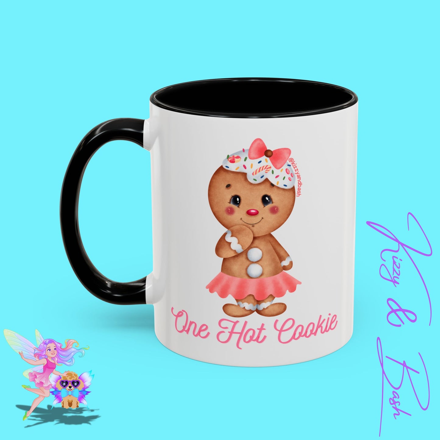 Ultimate Gingerbread Mug Cute Gingerbread Coffee Mug for Her One Hot Cookie Christmas Cookie Mug Gift for Gingerbread Lovers Unique Gift for Bakers Accent Coffee Mug - 11, 15oz