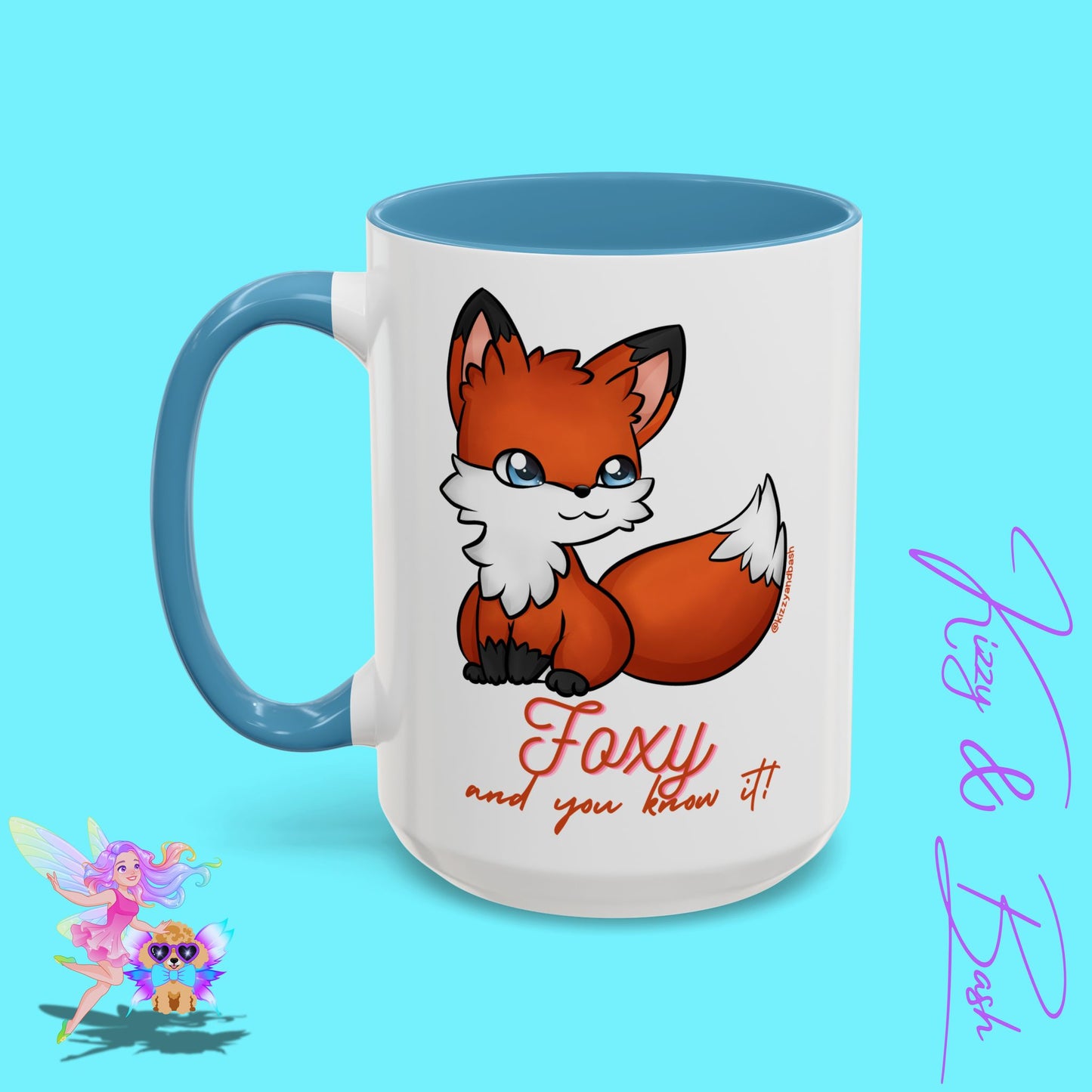 Red Fox Mug for Her Funny Woodland Animal Gift Idea Cute Fox Coffee Mug Perfect Gift for Fox Lovers Foxy and You Know It Accent Coffee Mug - 11, 15oz