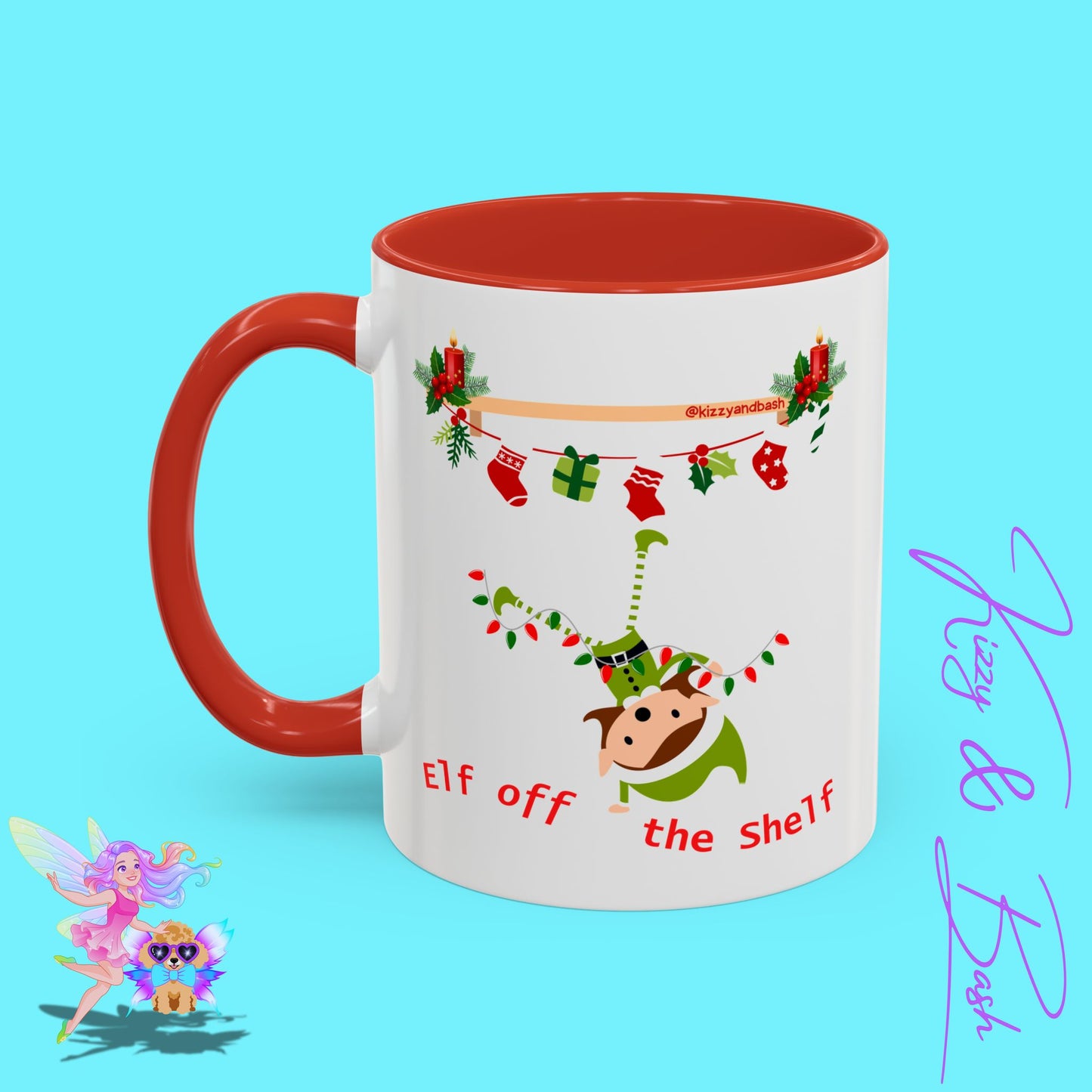Unique Christmas Mug for Elf Lovers One of a Kind Christmas Coffee Mug Hilarious Christmas Coffee Mug Unique Christmas Gift for Friends and Family Cute Christmas Gift for Teachers Elf off the Shelf Accent Coffee Mug - 11, 15oz