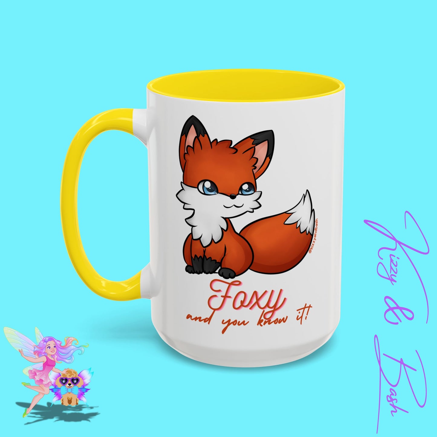 Red Fox Mug for Her Funny Woodland Animal Gift Idea Cute Fox Coffee Mug Perfect Gift for Fox Lovers Foxy and You Know It Accent Coffee Mug - 11, 15oz